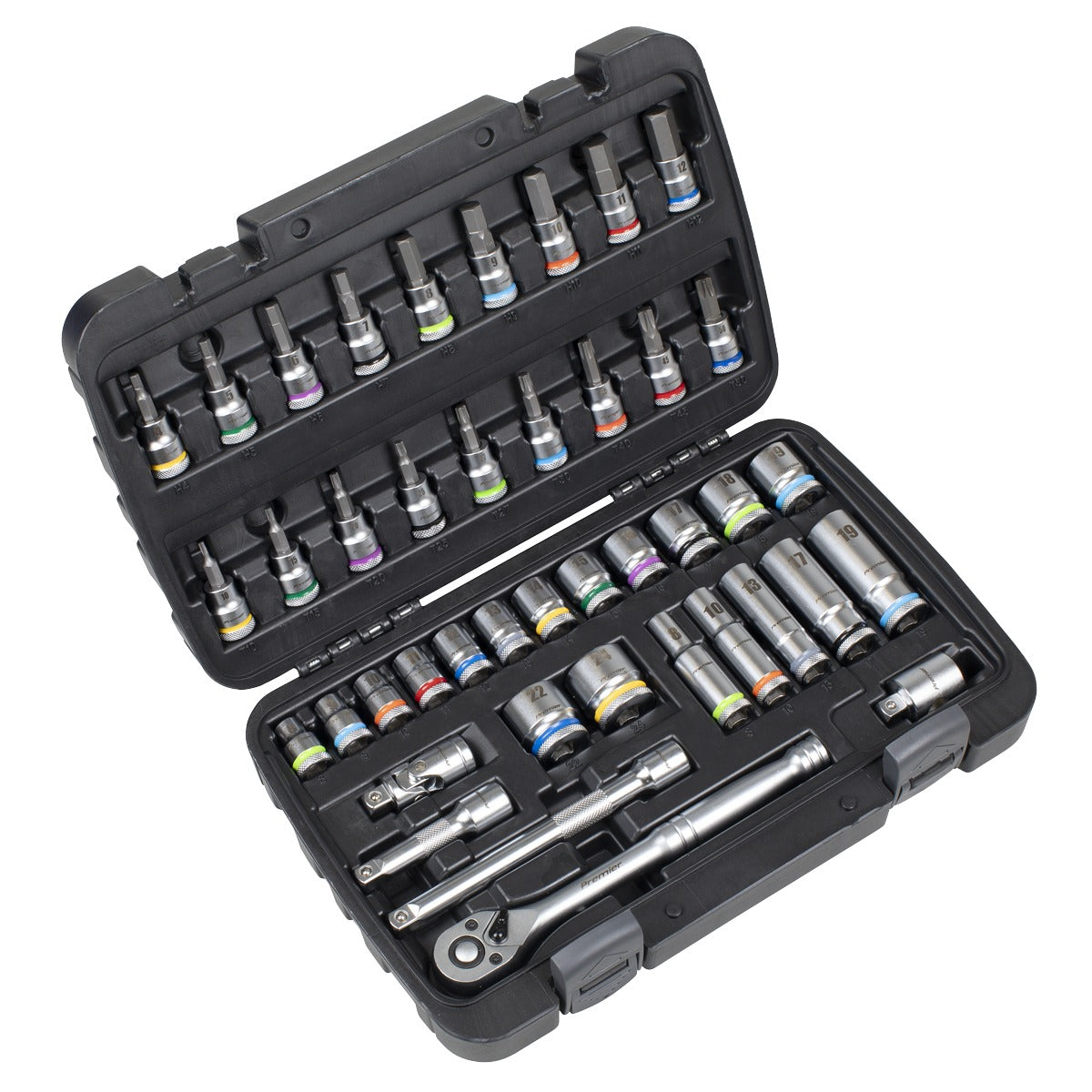 Premier Socket & Socket Bit Set 3/8"Sq Drive 42pc AK7915