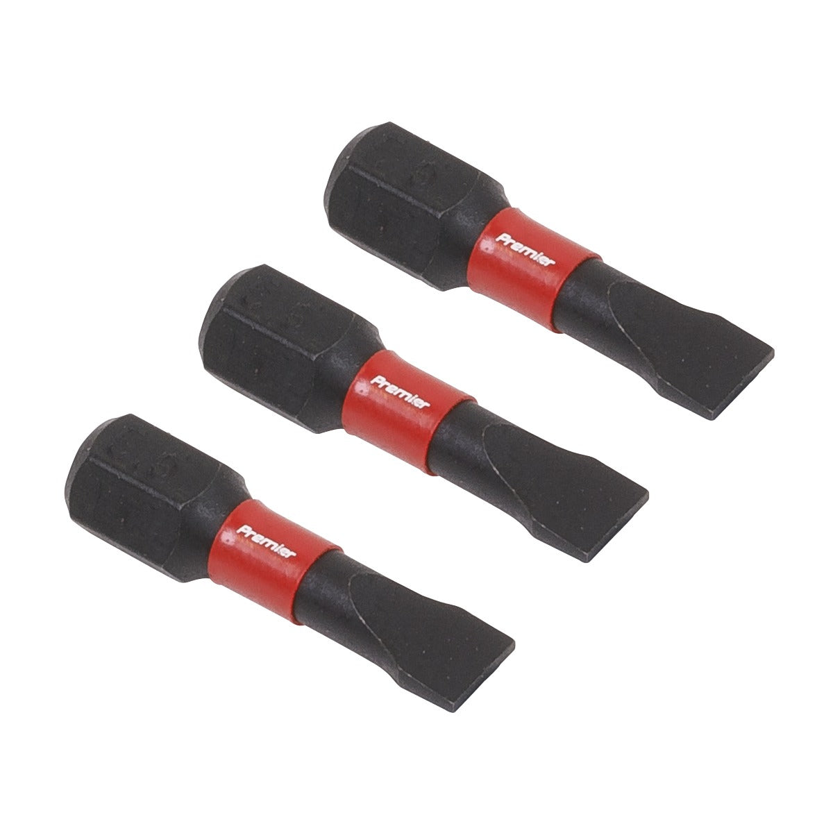 Premier Slotted Impact Power Tool Bits 5.5 x 25mm 3pc AK8202