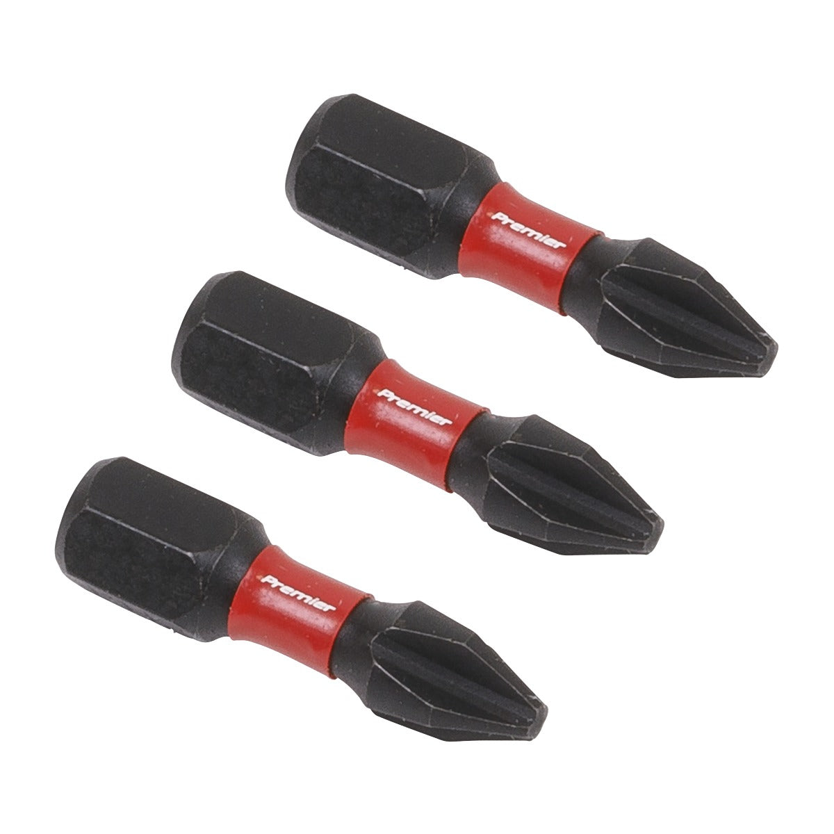 Premier Phillips Impact Power Tool Bits #2 x 25mm 3pc AK8205