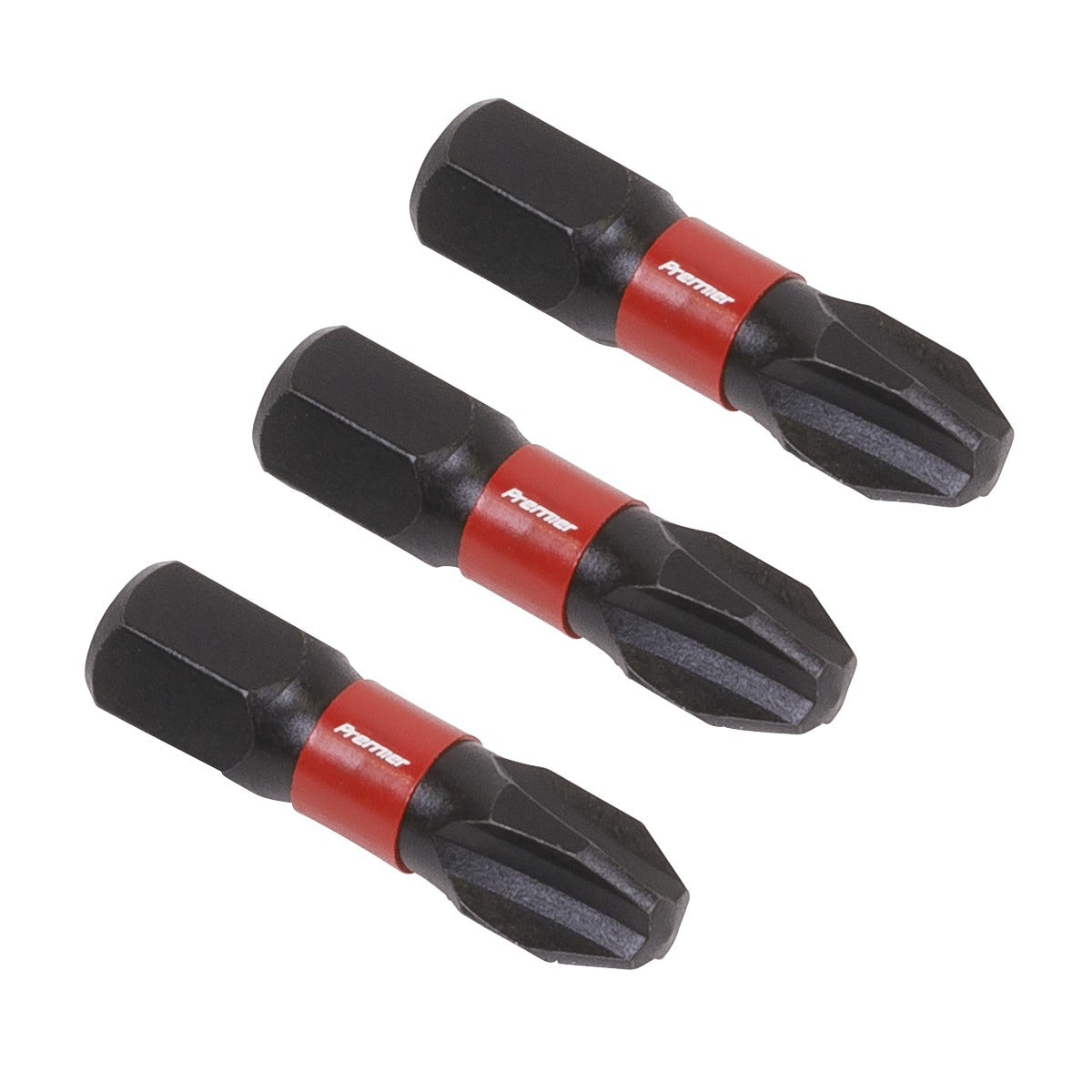 Premier Phillips Impact Power Tool Bits #3 x 25mm 3pc AK8206