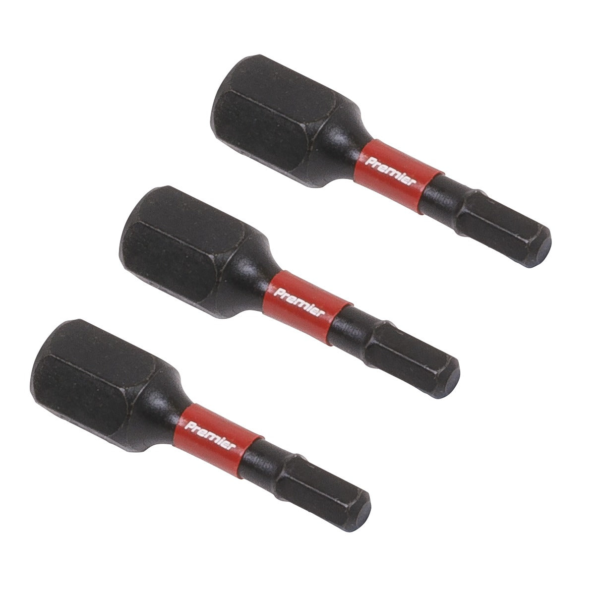 Premier Hex Impact Power Tool Bits 3 x 25mm 3pc AK8211