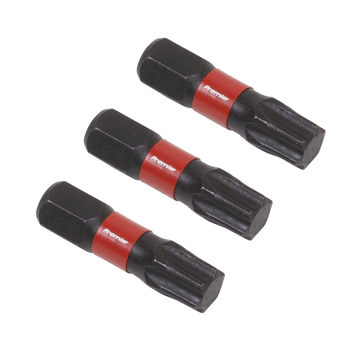 Premier TRX-Star Impact Power Tool Bits T40 x 25mm 3pc AK8221