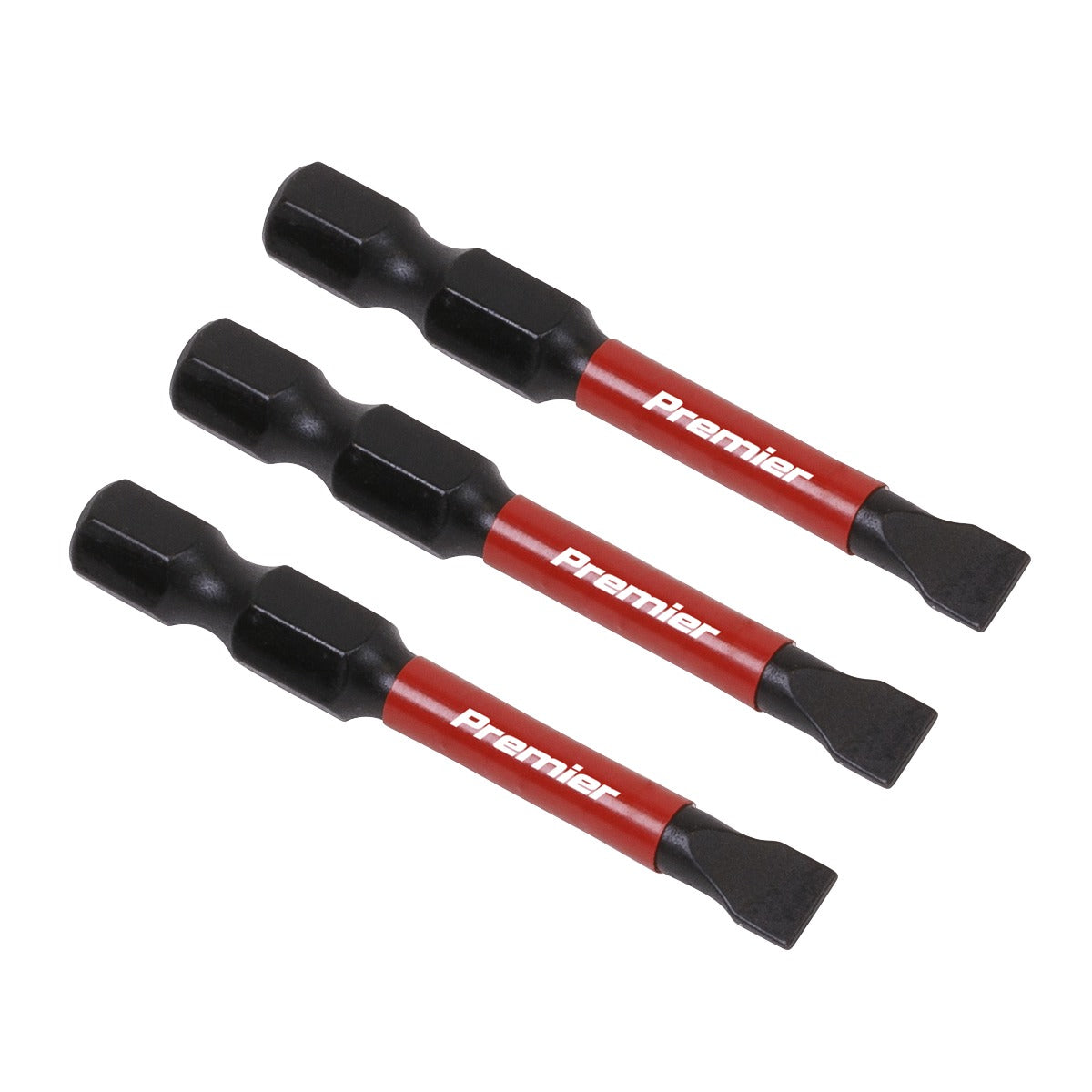 Premier Slotted Impact Power Tool Bits 5.5 x 50mm 3pc AK8227