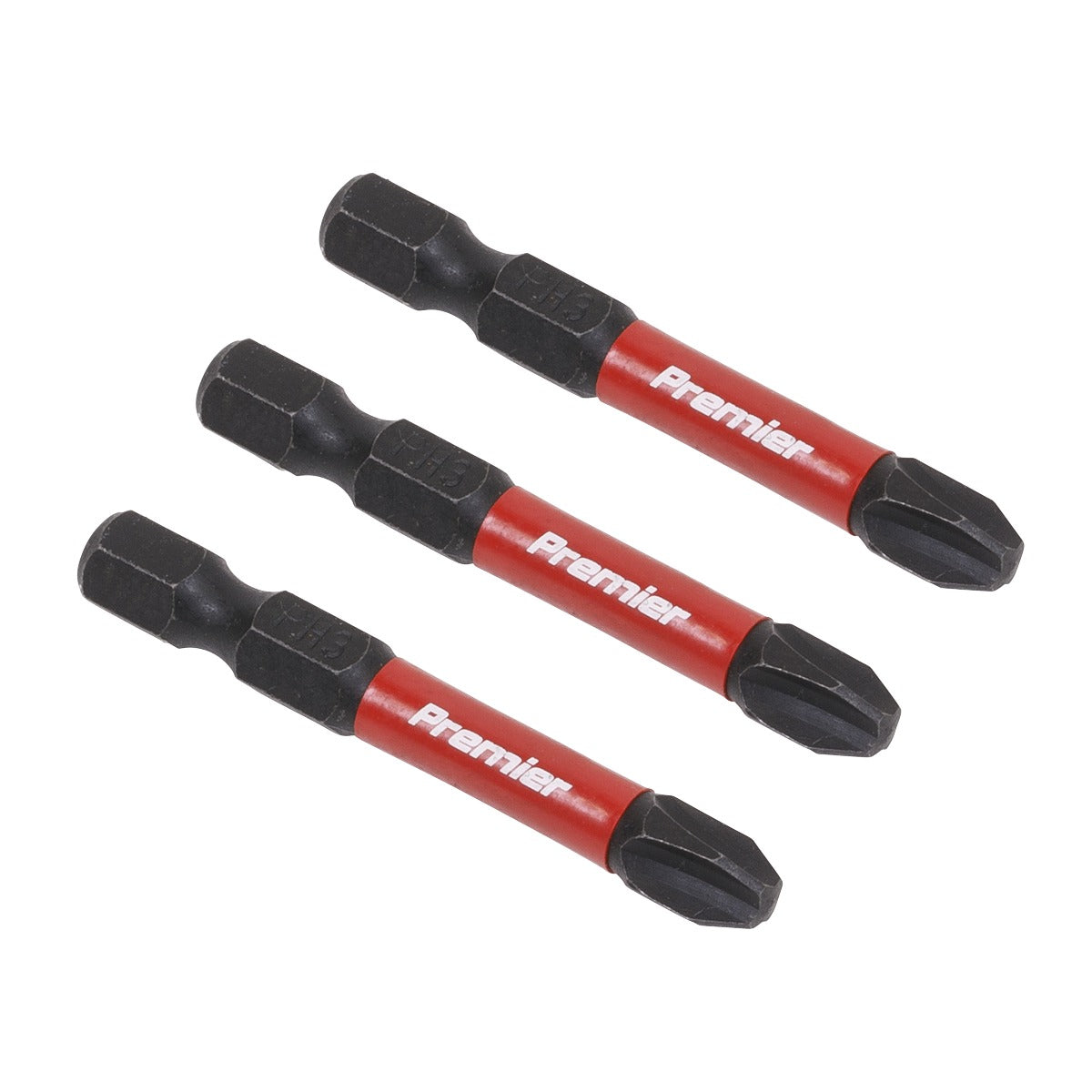 Premier Phillips Impact Power Tool Bits #3 x 50mm 3pc AK8231