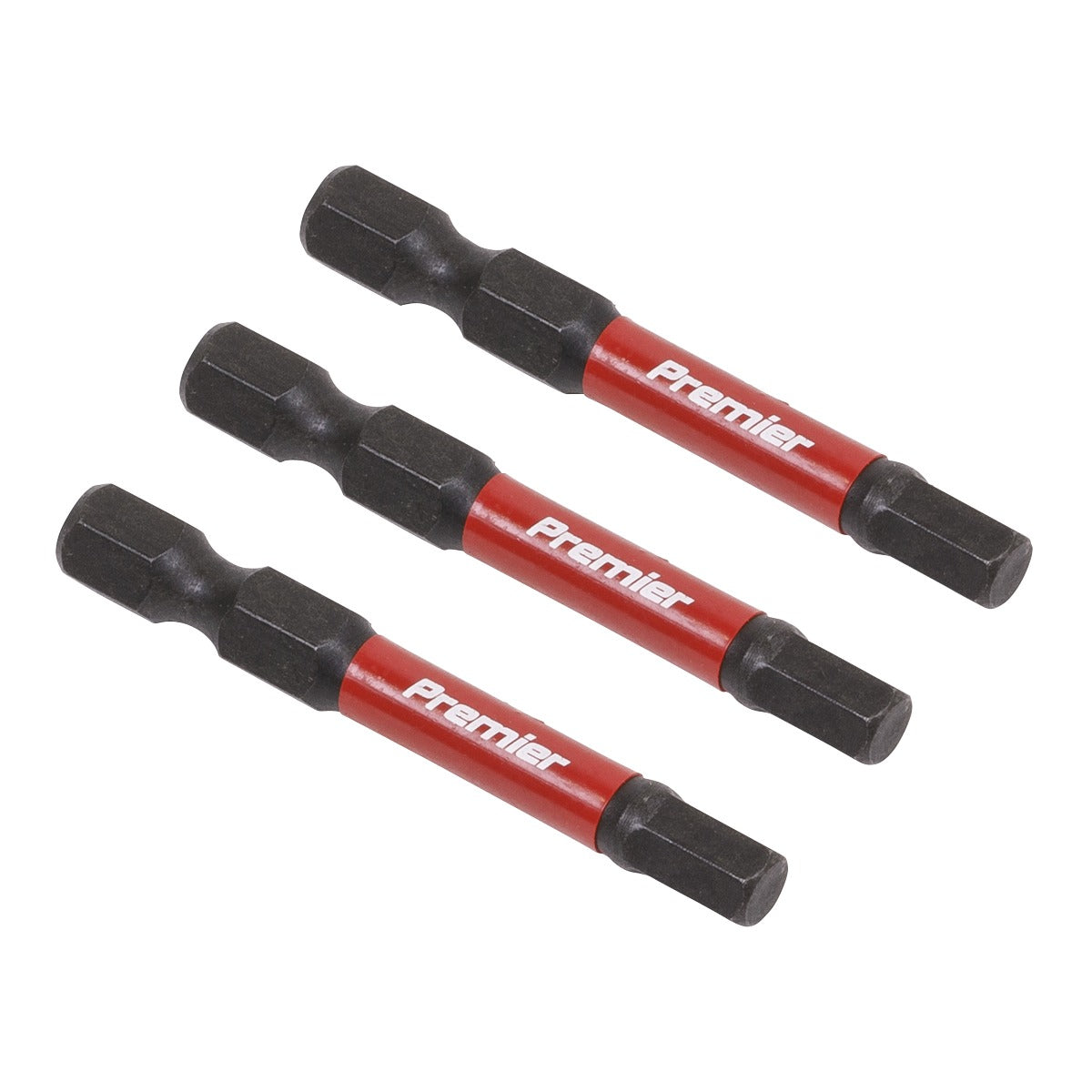 Premier Hex Impact Power Tool Bits 5 x 50mm 3pc AK8238