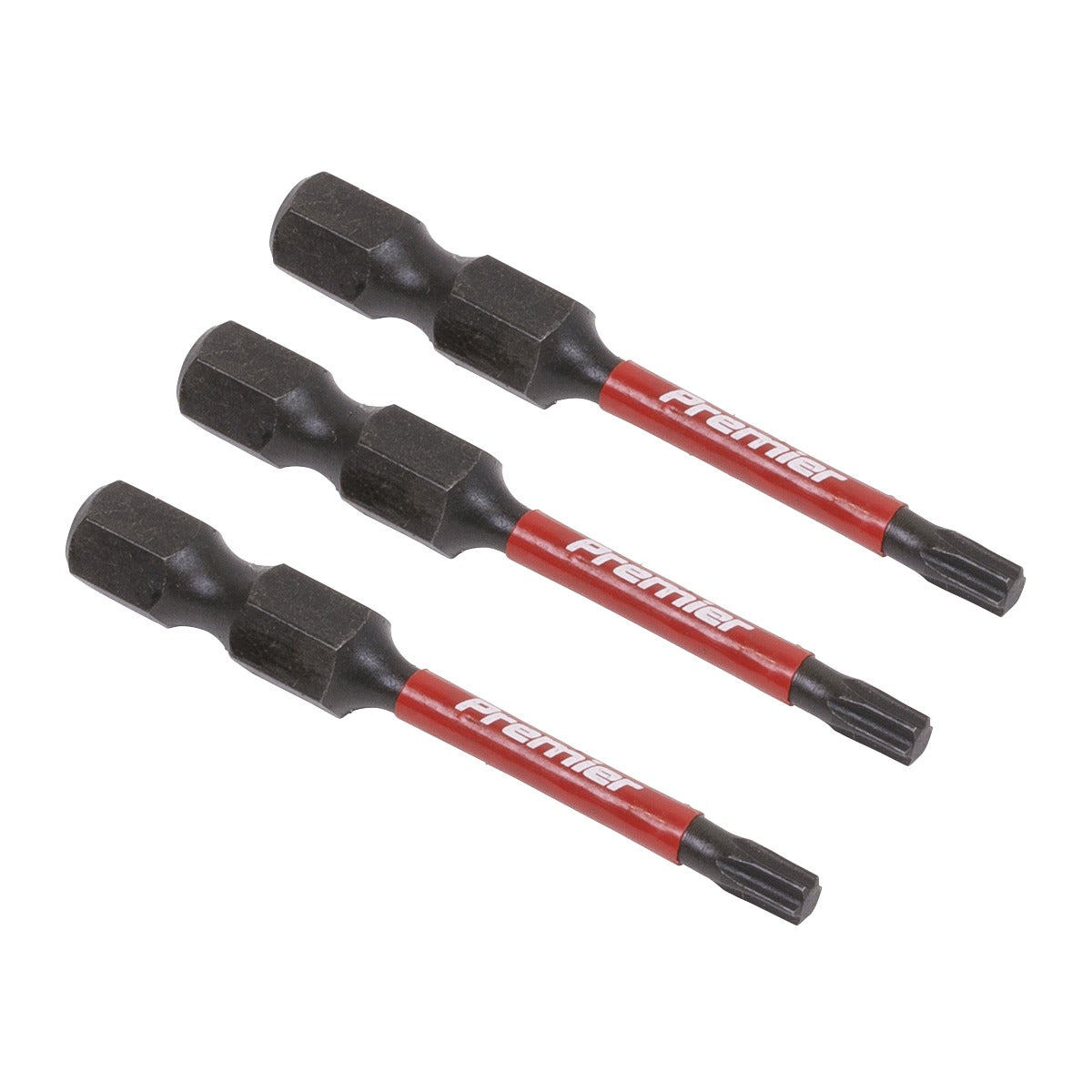 Premier TRX-Star Impact Power Tool Bits T15 x 50mm 3pc AK8241