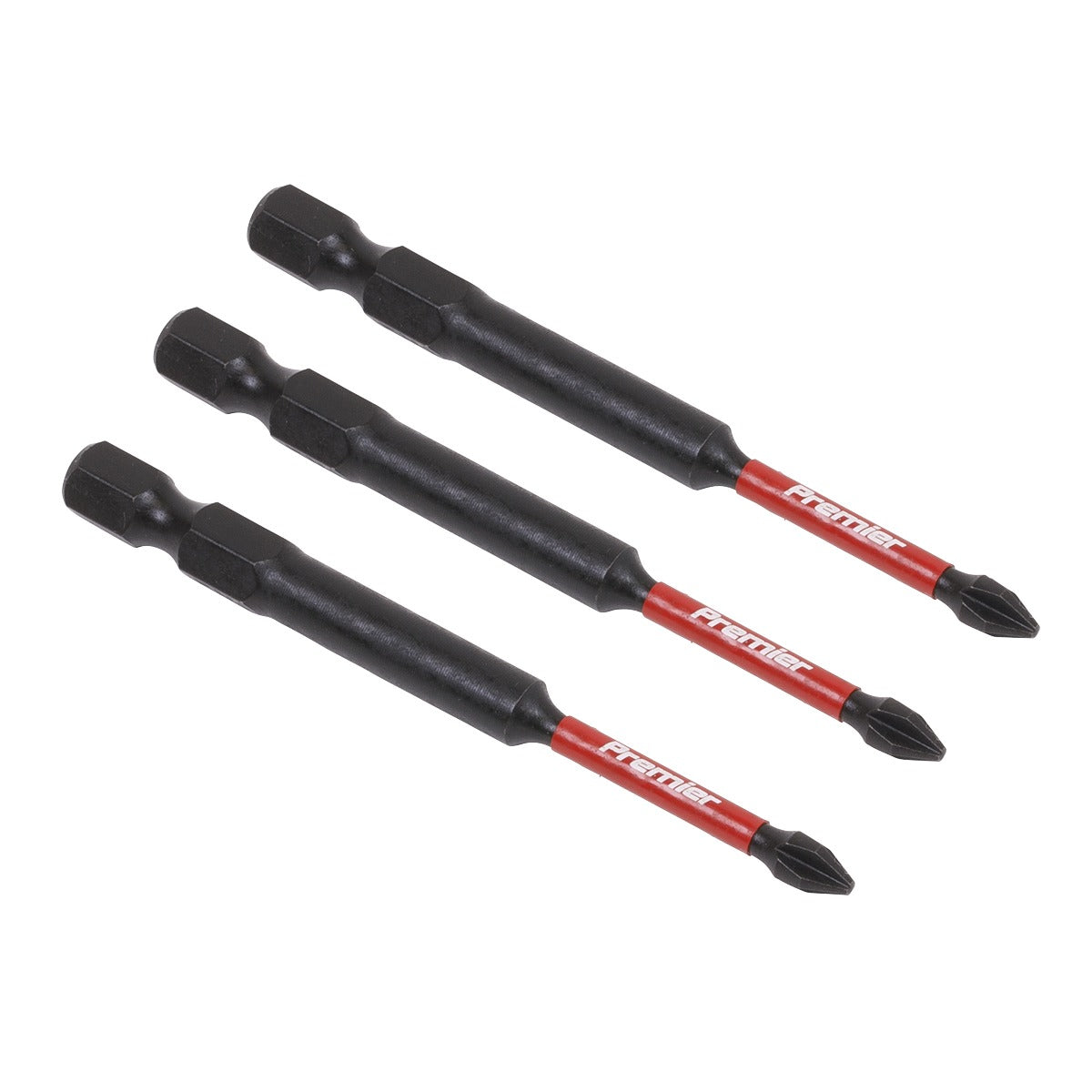 Premier Phillips Impact Power Tool Bits #1 x 75mm 3pc AK8254