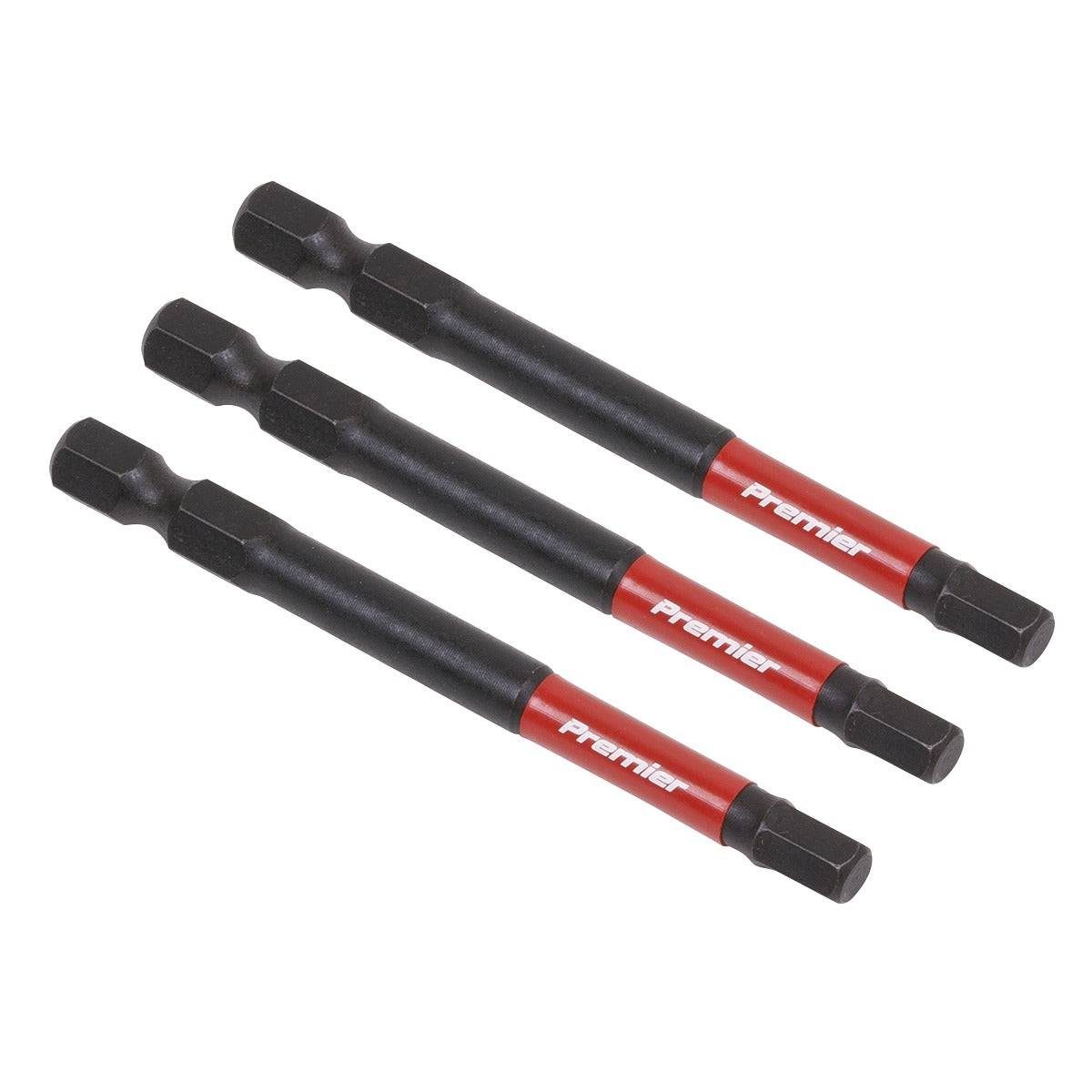 Premier Hex Impact Power Tool Bits 5 x 75mm 3pc AK8263
