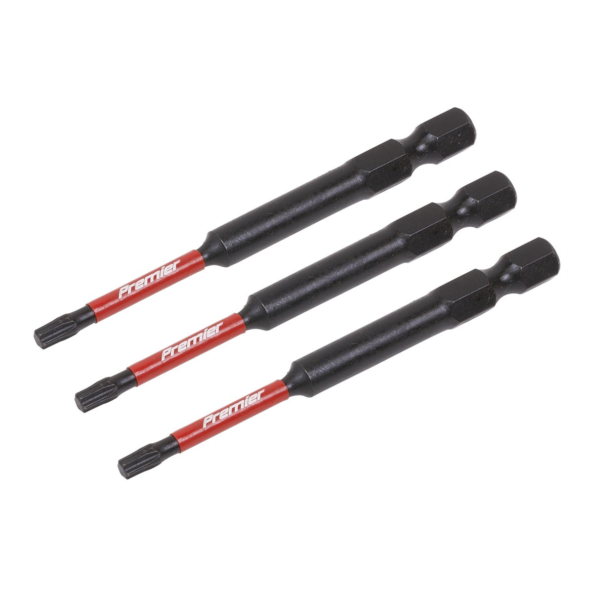 Premier TRX-Star Impact Power Tool Bits T15 x 75mm 3pc AK8266