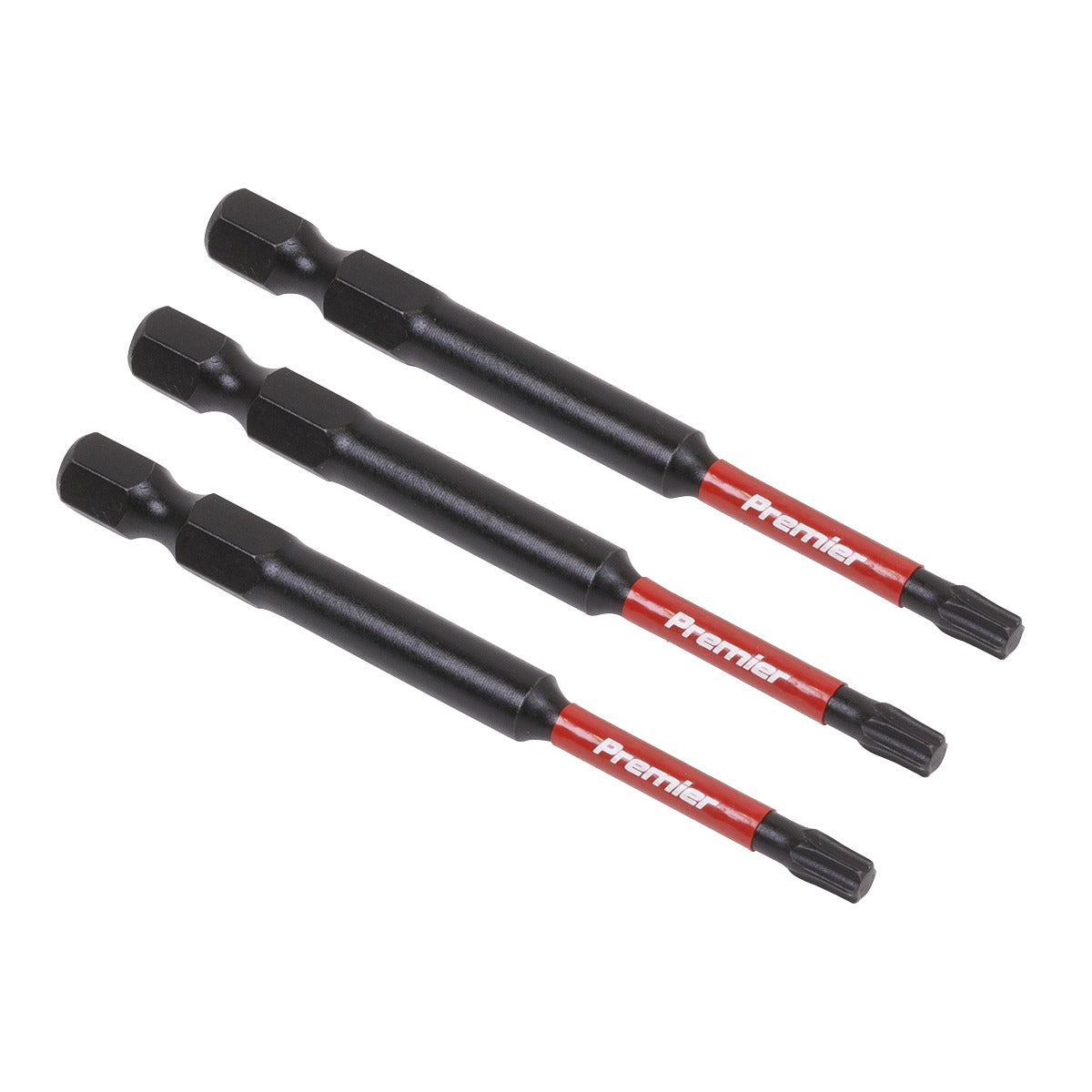 Premier TRX-Star Impact Power Tool Bits T20 x 75mm 3pc AK8267