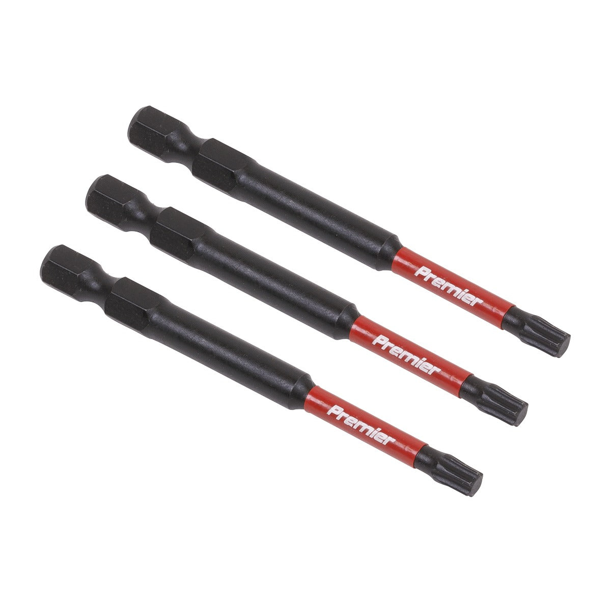 Premier TRX-Star Impact Power Tool Bits T25 x 75mm 3pc AK8268