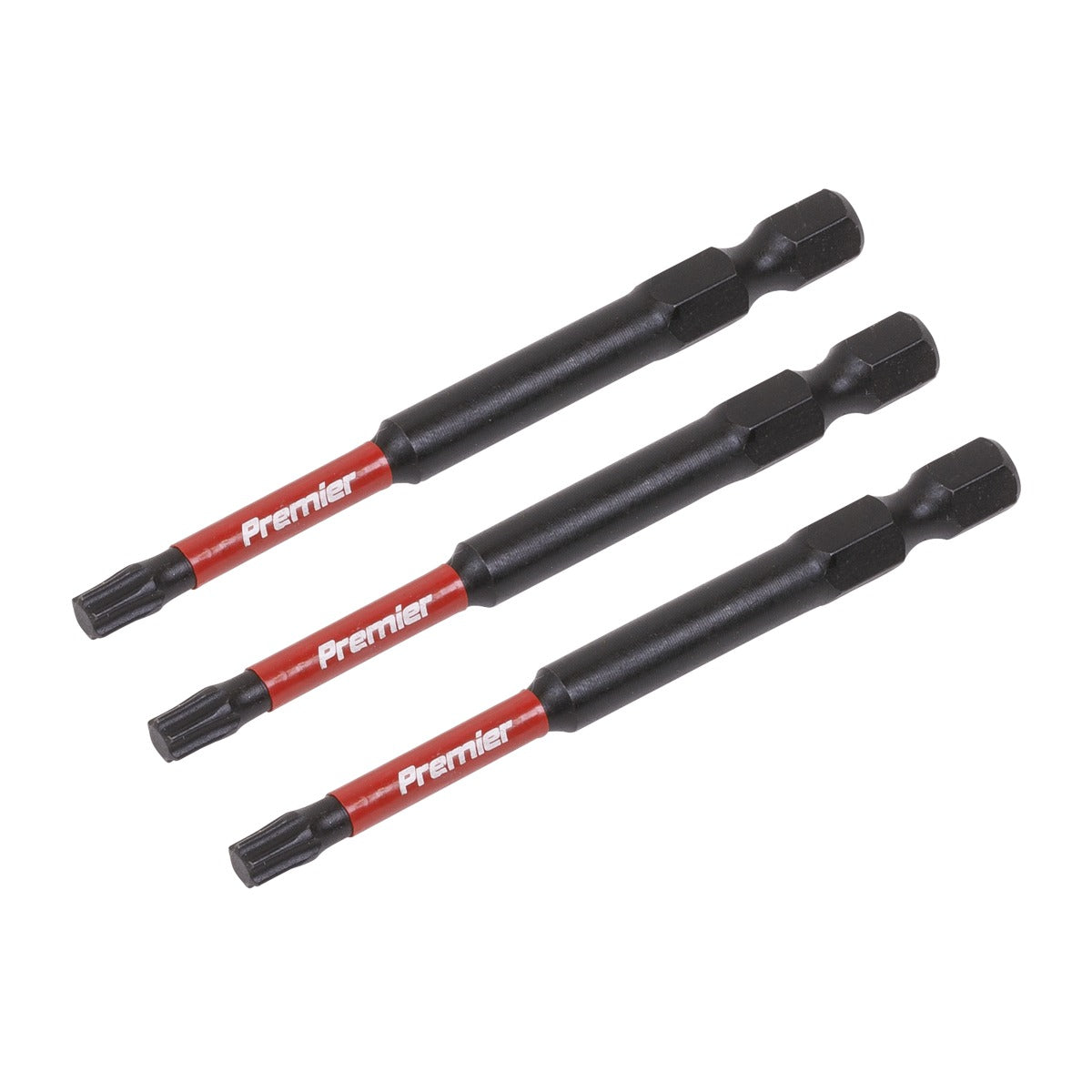 Premier TRX-Star Impact Power Tool Bits T25 x 75mm 3pc AK8268