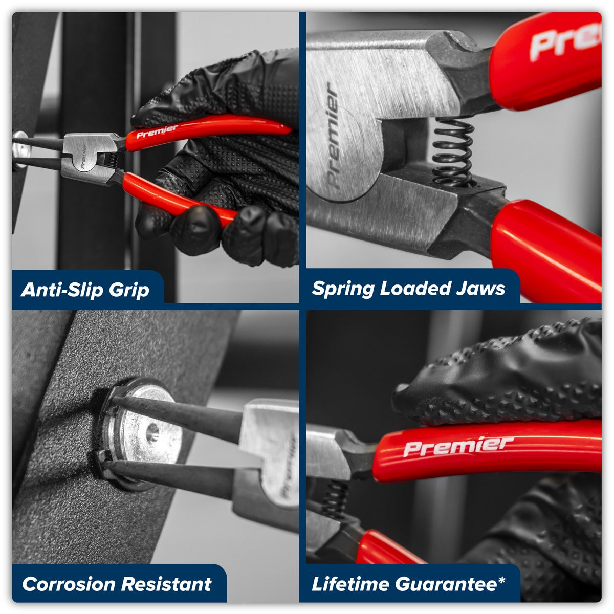 Premier Circlip Pliers External Straight Nose 140mm AK84532