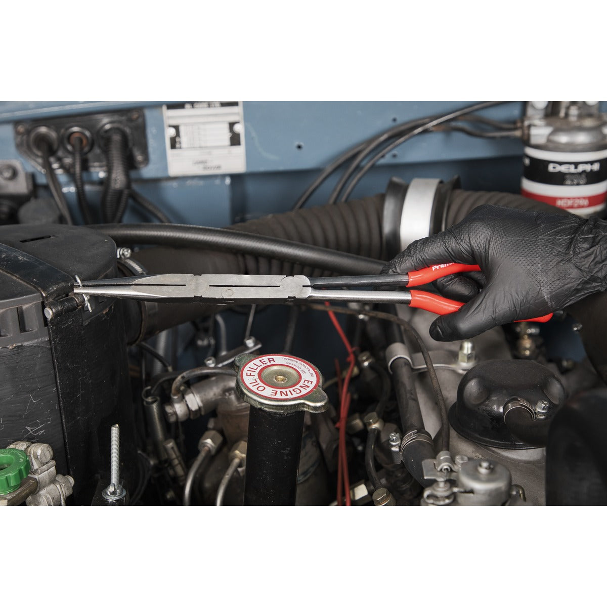 Premier Needle Nose 45° Double Joint Pliers 335mm AK8591