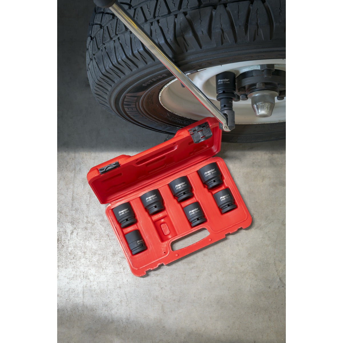 Premier Impact Socket Set 3/4"Sq Drive 8pc AK886