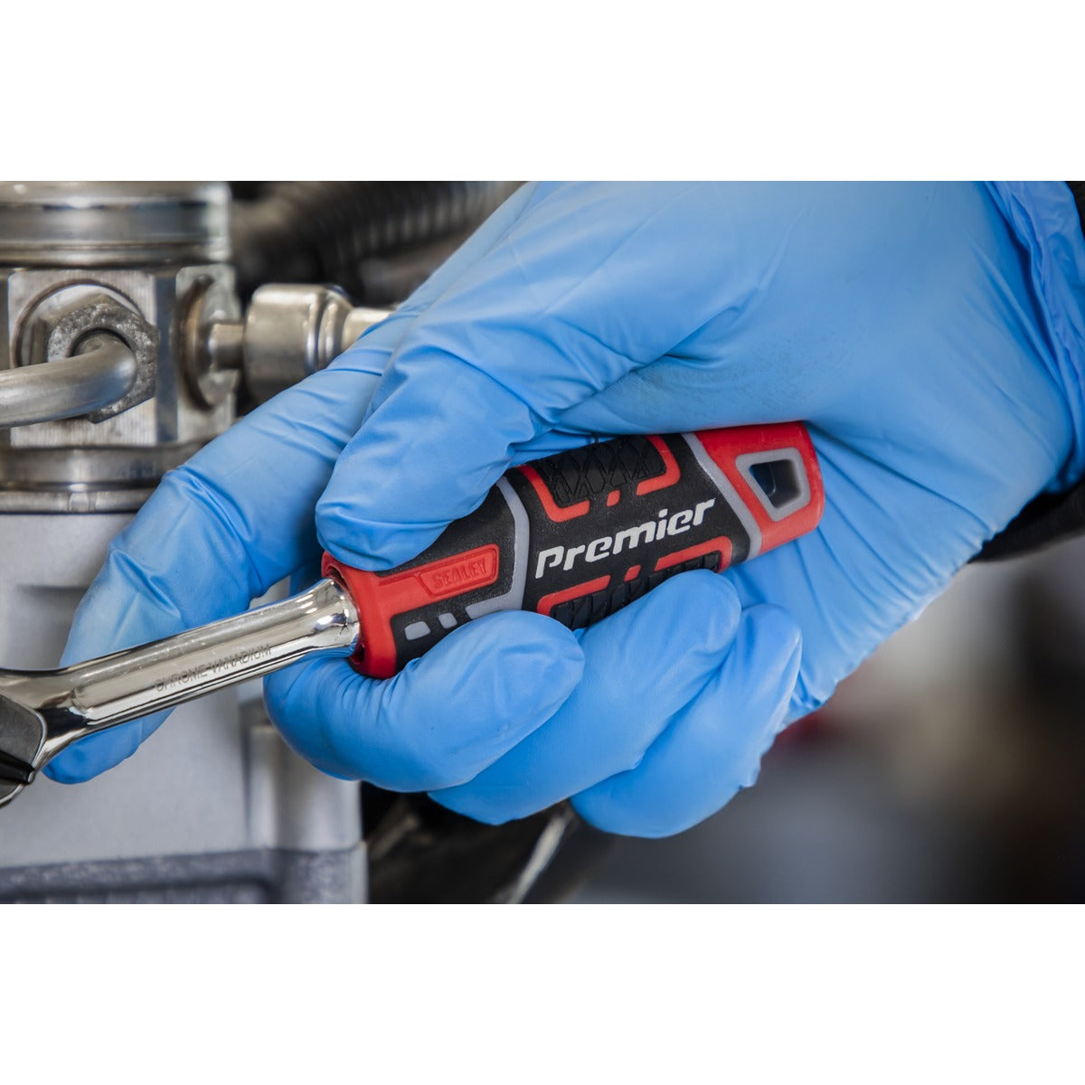 Premier Ratchet Wrench with Flip Reverse 1/4"Sq Drive AK8934