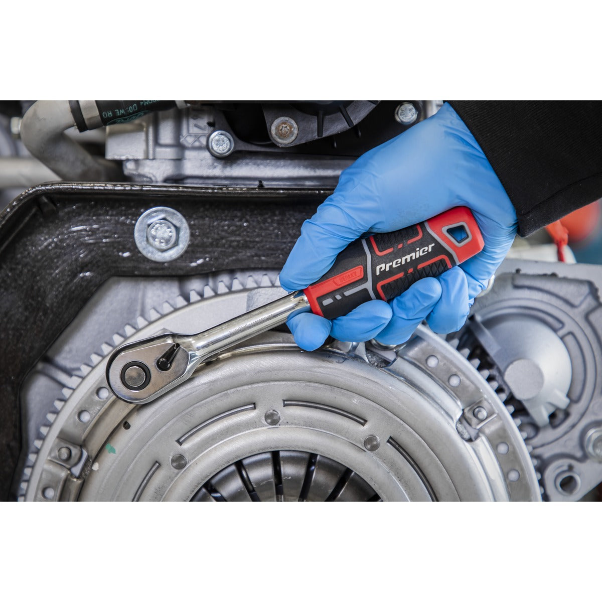 Premier Ratchet Wrench with Flip Reverse 3/8"Sq Drive AK8935