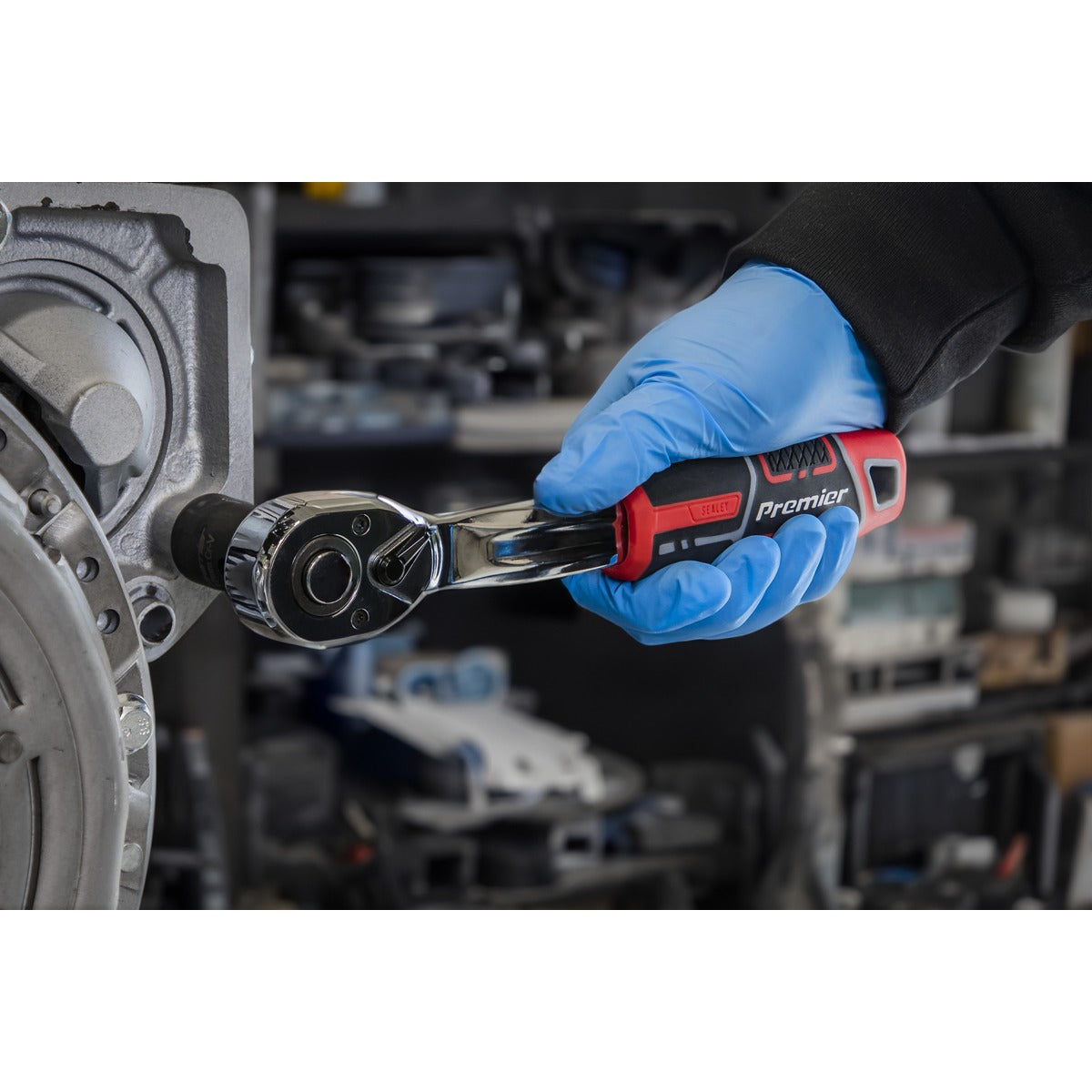 Premier Pear-Head Offset Ratchet Wrench with Flip Reverse 1/2"Sq Drive AK8939
