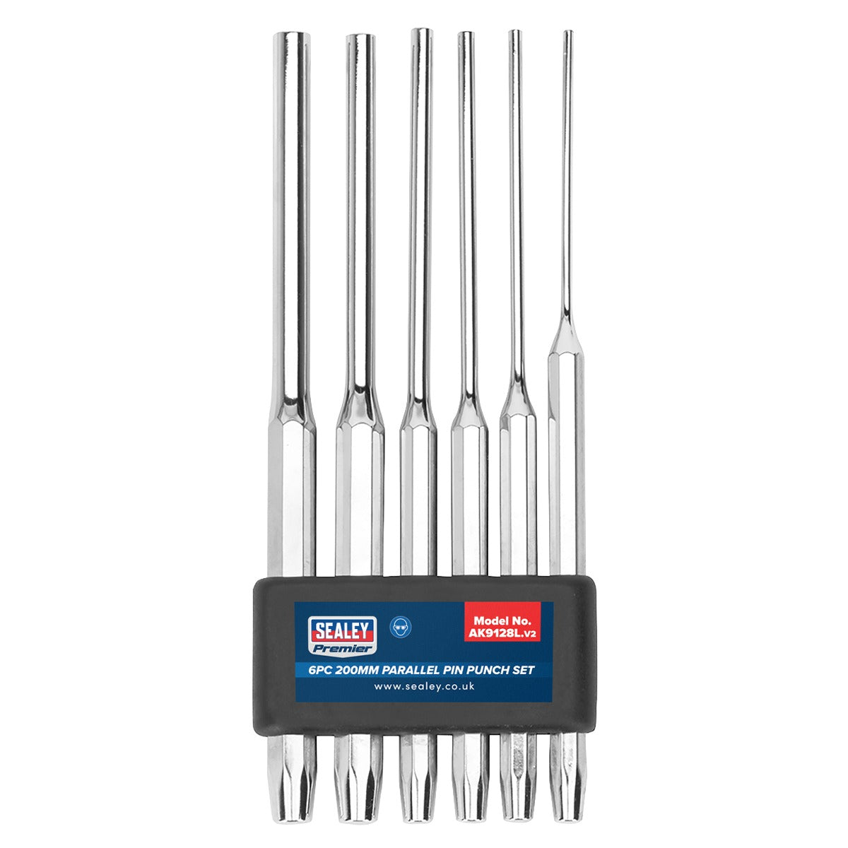 Premier Long Parallel Pin Punch Set 6pc AK9128L