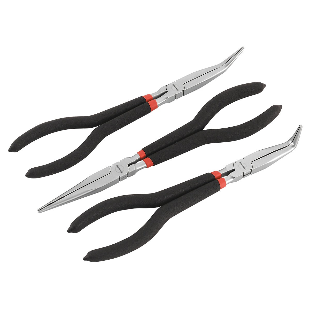 Premier Needle Nose Pliers Set Ni-Fe Finish 280mm 3pc AK930