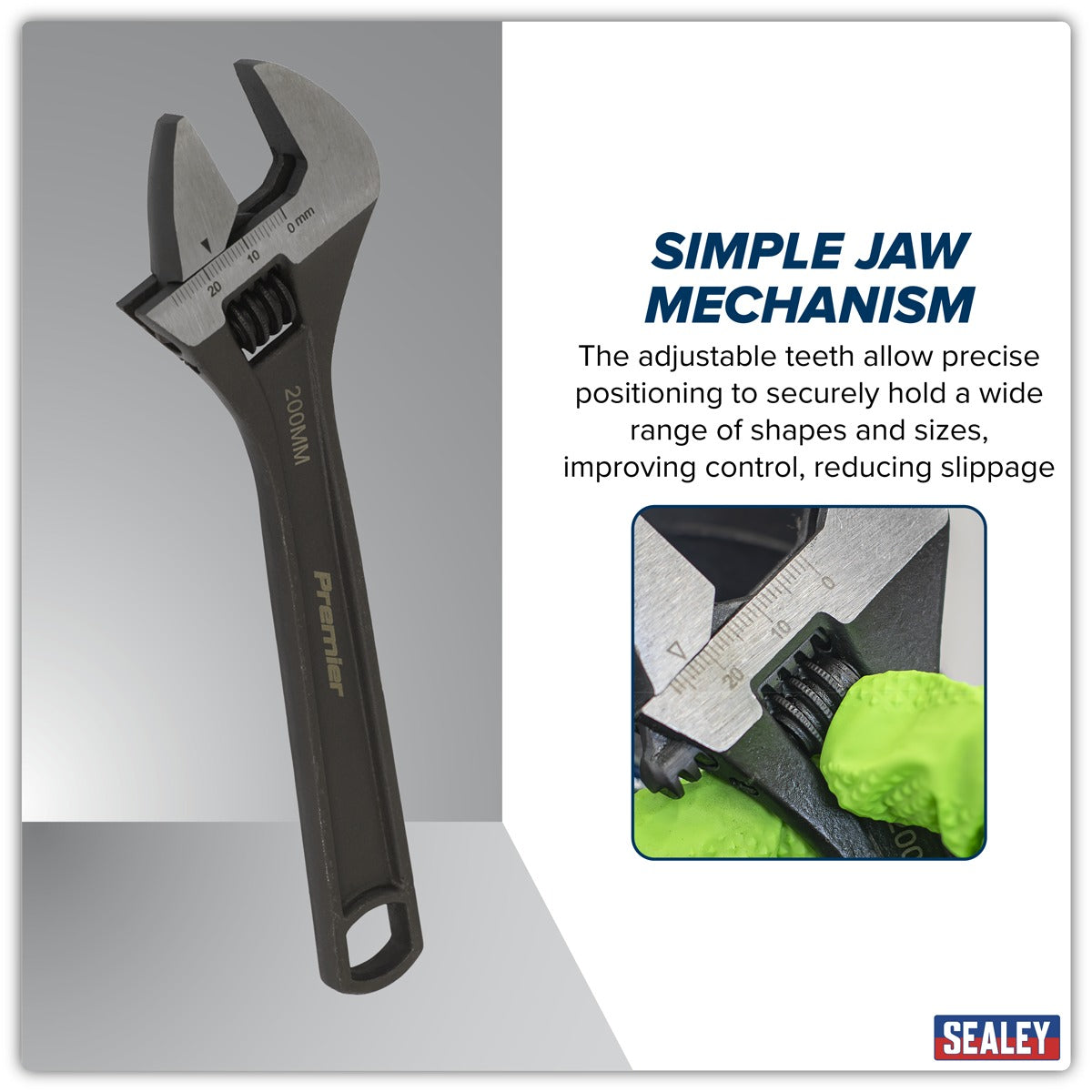 Premier Adjustable Wrench 200mm AK9561