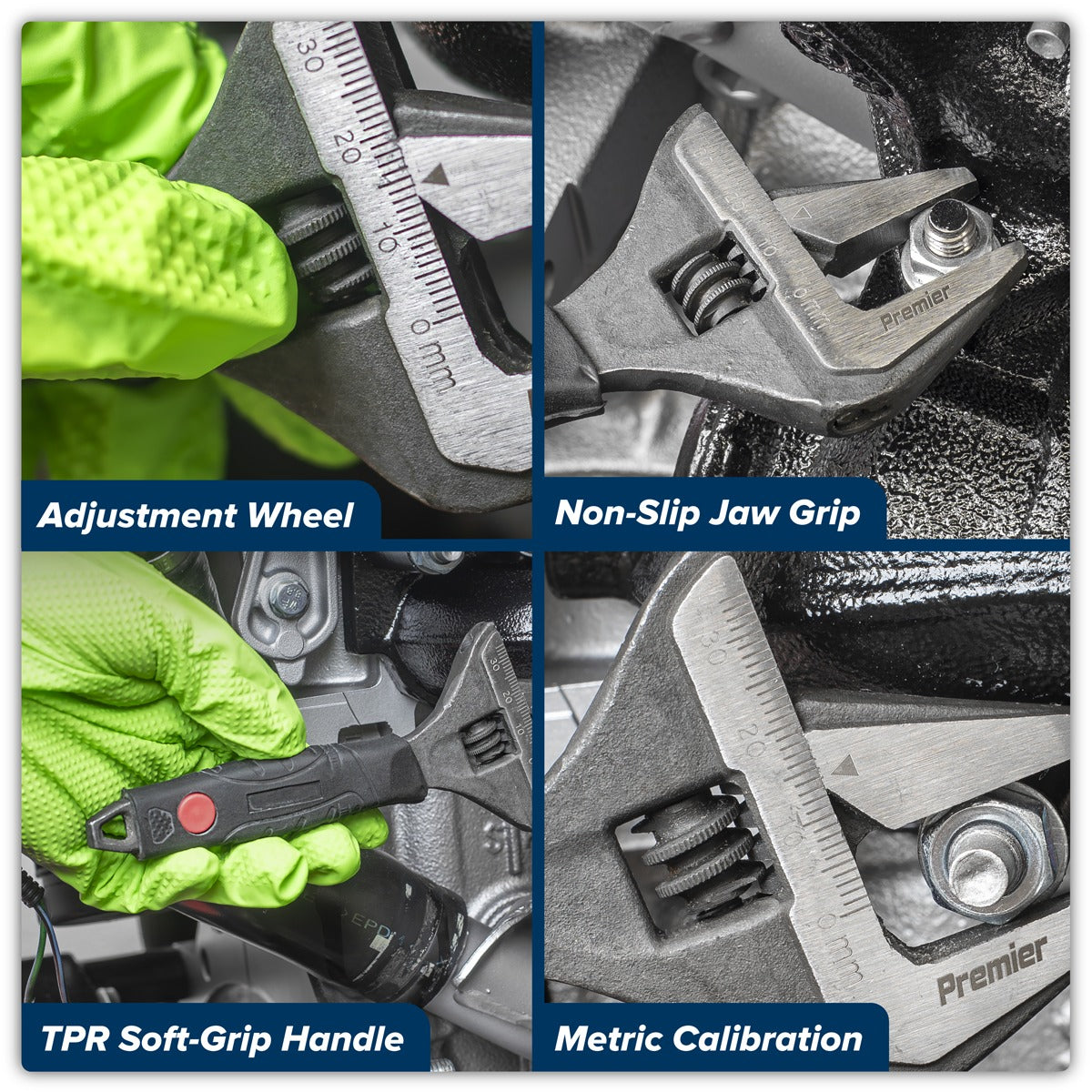 Premier Adjustable Wide Jaw Wrench 150mm AK9573