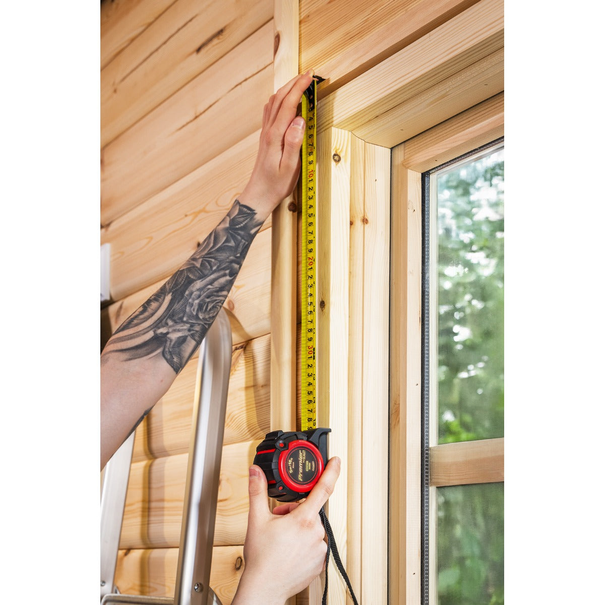 Premier Metric/Imperial Tape Measure Extra-Wide Blade 5m(16ft) x 32mm AK9850