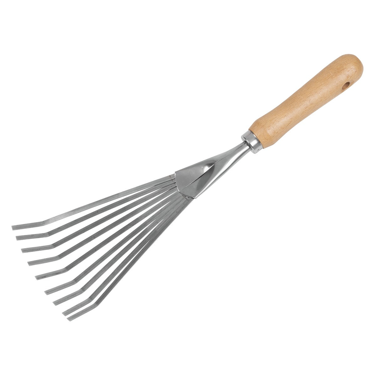 Premier Leaf Hand Rake with Ash Handle & Stainless Steel Tines GTWH001