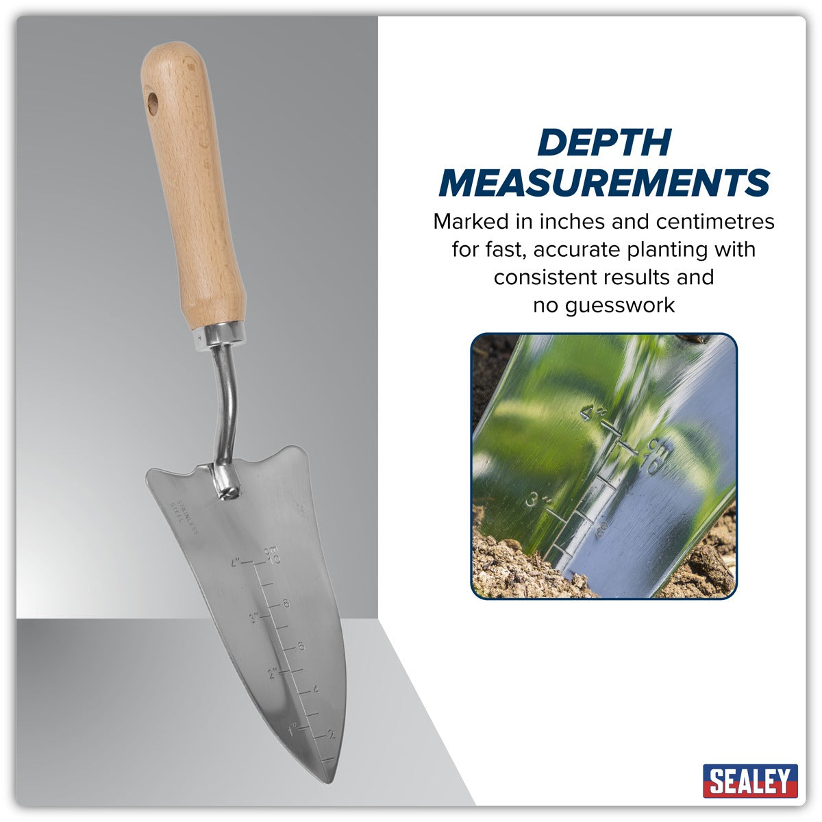 Premier Slim Head Trowel with Ash Handle & Stainless Steel Blade GTWH004