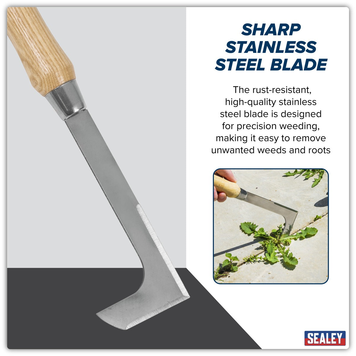 Premier Weeding Knife with Ash Handle & Stainless Steel Blade GTWH009