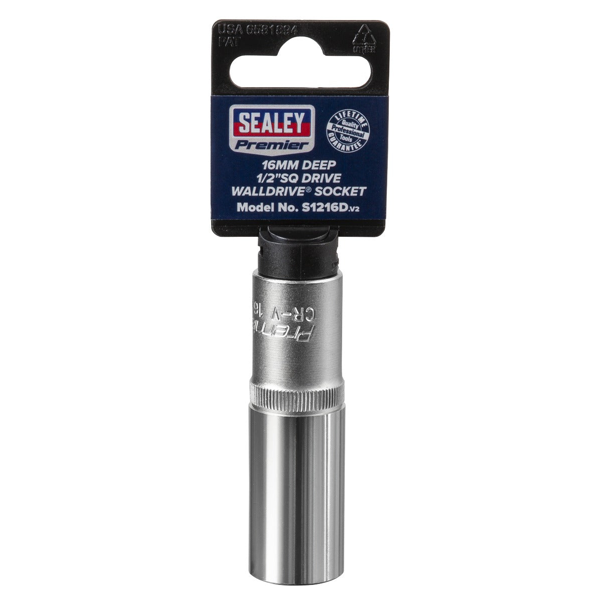 Premier Deep Socket 1/2"Sq Drive 16mm S1216D