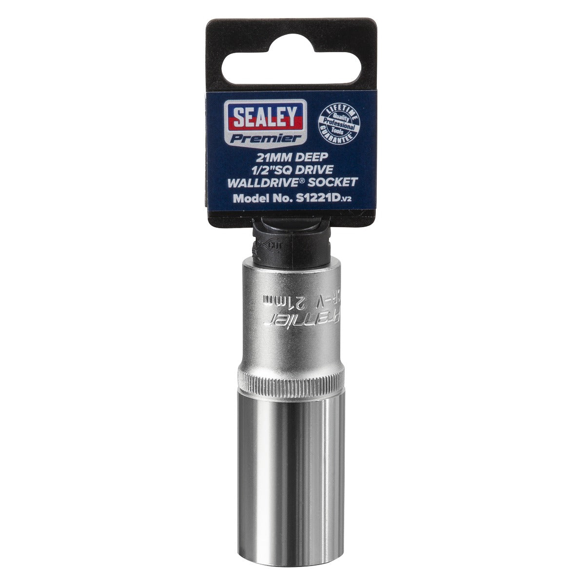 Premier Deep Socket 1/2"Sq Drive 21mm S1221D