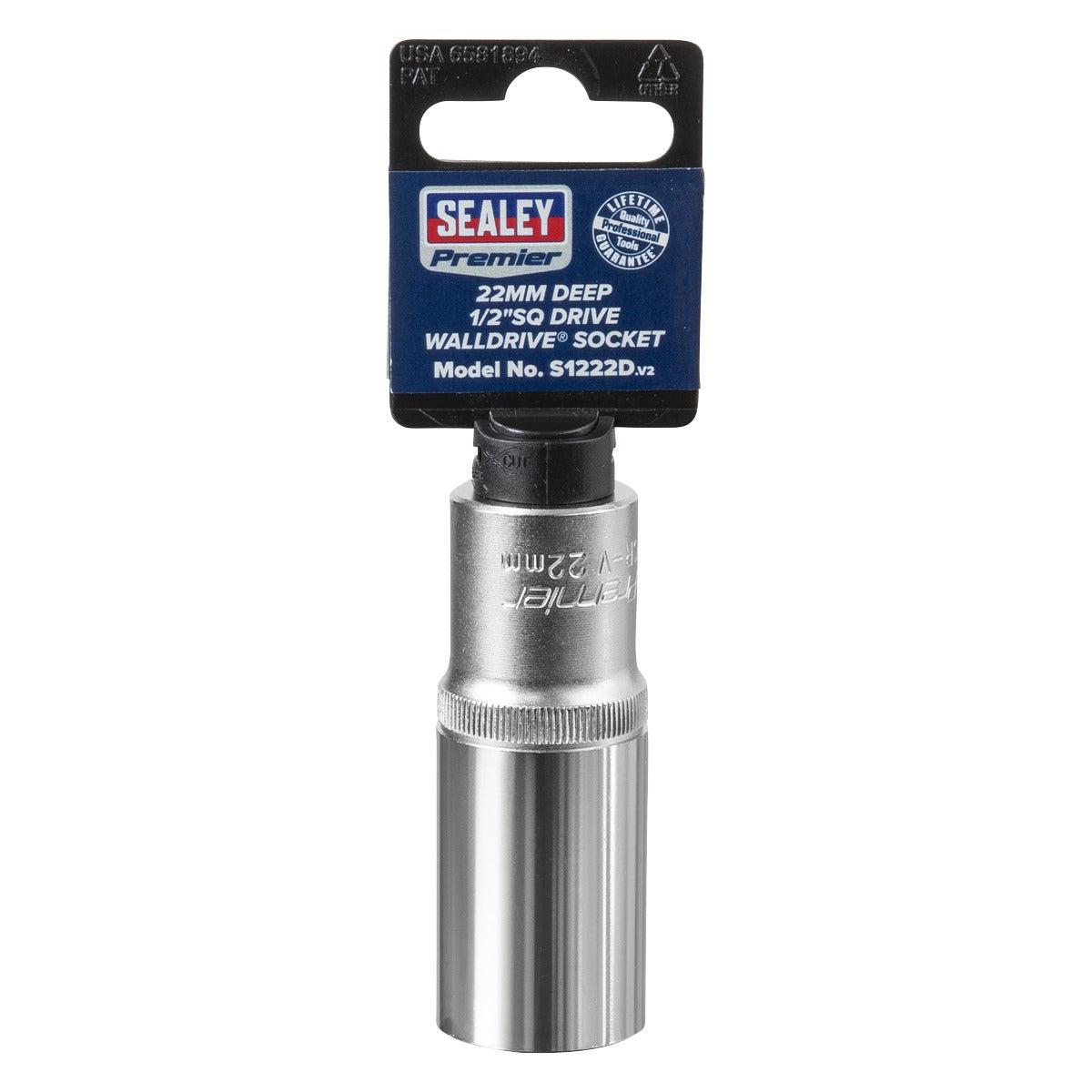 Premier Deep Socket 1/2"Sq Drive 22mm S1222D