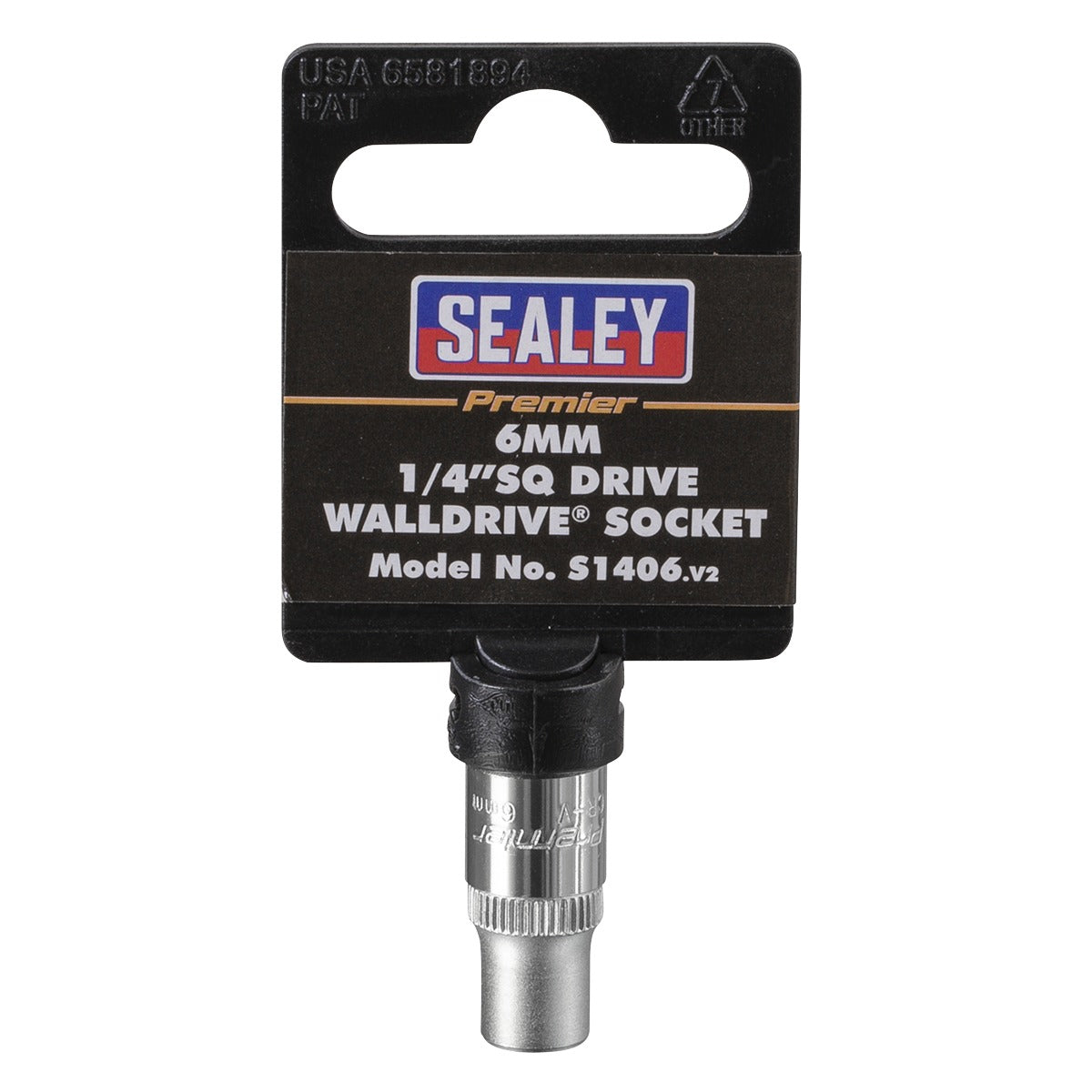 Premier Socket 1/4"Sq Drive 6mm S1406