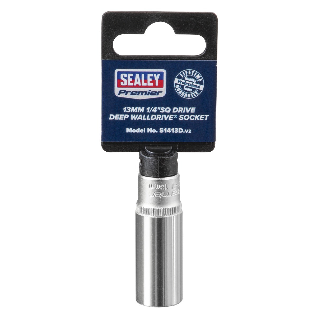 Premier Deep Socket 1/4"Sq Drive 13mm S1413D