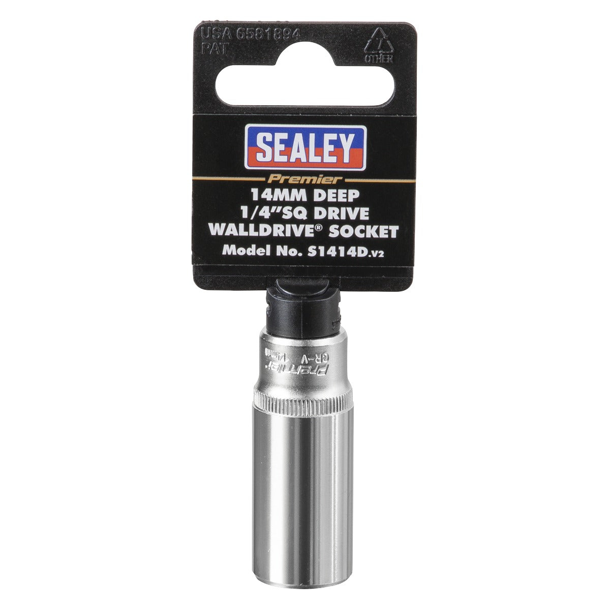 Premier Deep Socket 1/4"Sq Drive 14mm S1414D