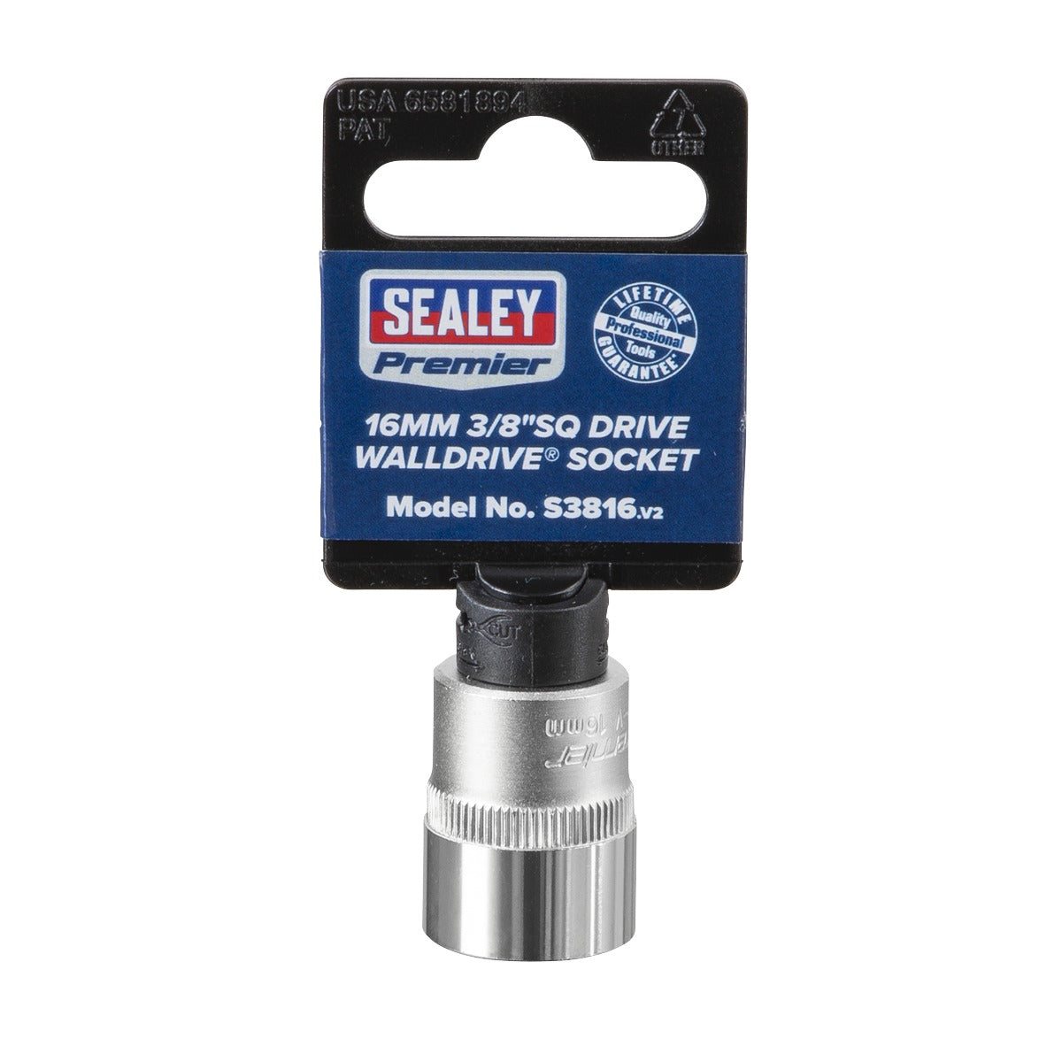 Premier Socket 3/8"Sq Drive 16mm S3816