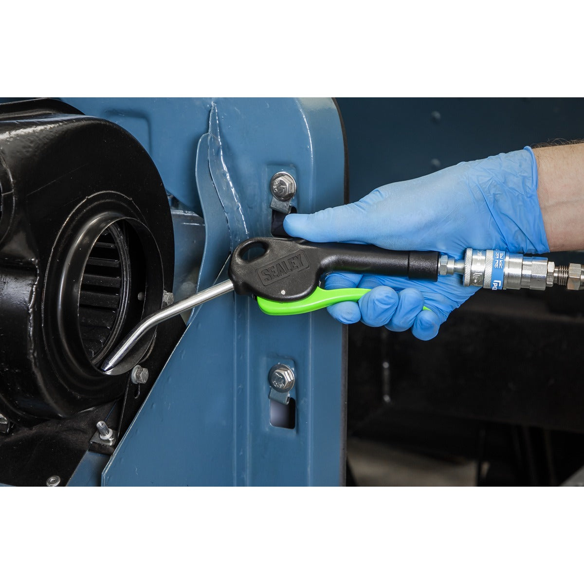 Premier Air Blow Gun with Angled Lance 100mm & 1/4"BSP Air Inlet SA9230