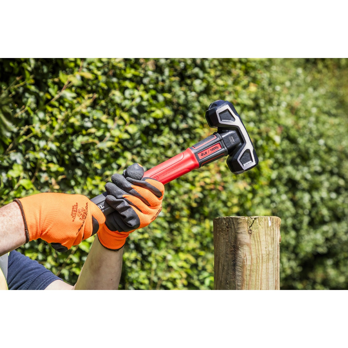Premier Short Handle Sledge Hammer with Fibreglass Shaft 4lb SLHG04