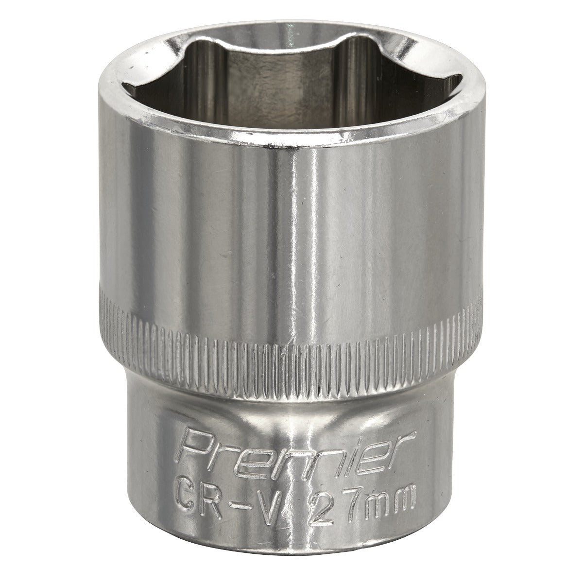 Premier Fully Polished Socket 1/2"Sq Drive 27mm SP1227