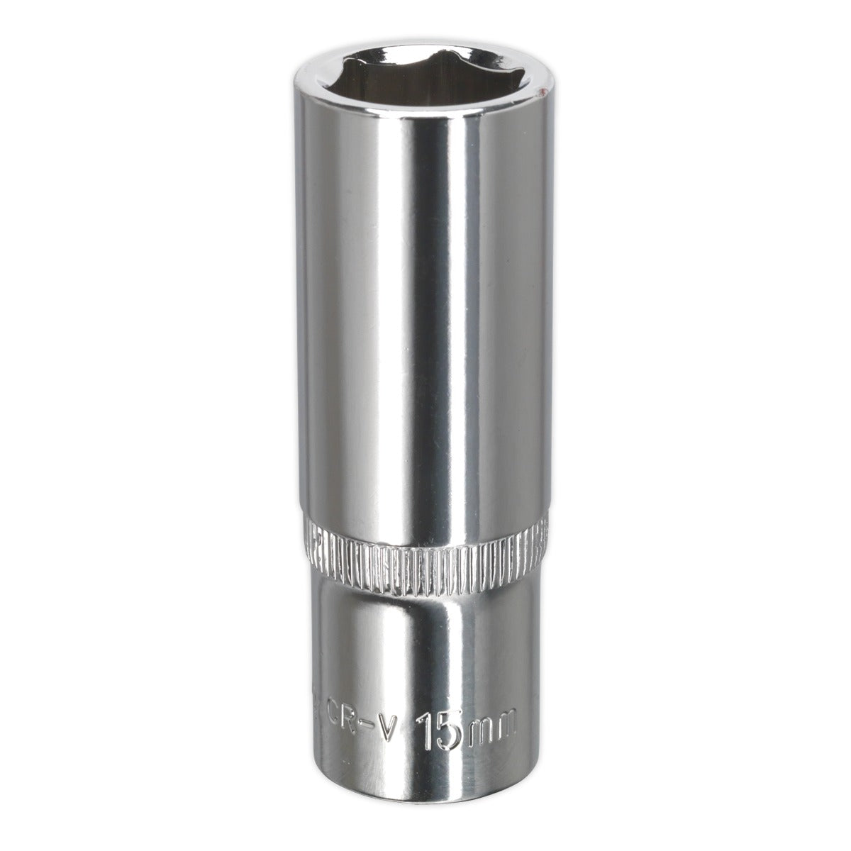 Premier Fully Polished Deep Socket 3/8"Sq Drive 15mm SP3815D