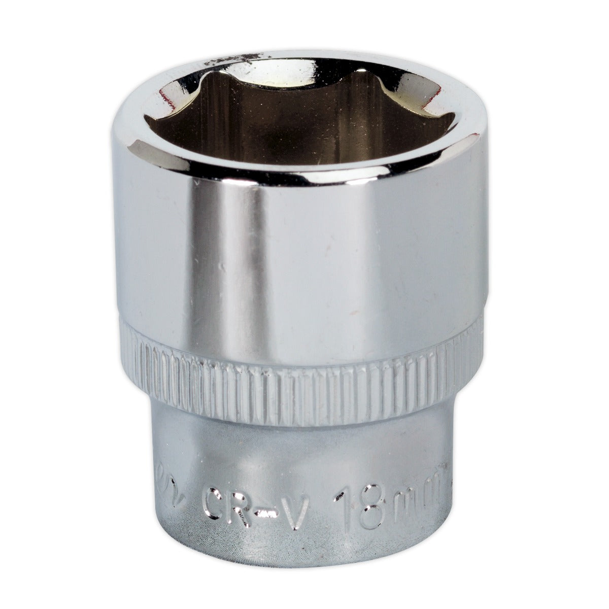 Premier Fully Polished Socket 3/8"Sq Drive 18mm SP3818