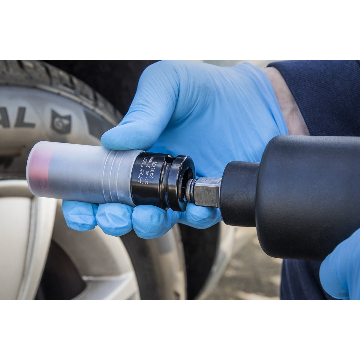 Premier Alloy Wheel Ultra-Power Impact Socket 1/2"Sq Drive 21mm SX03921