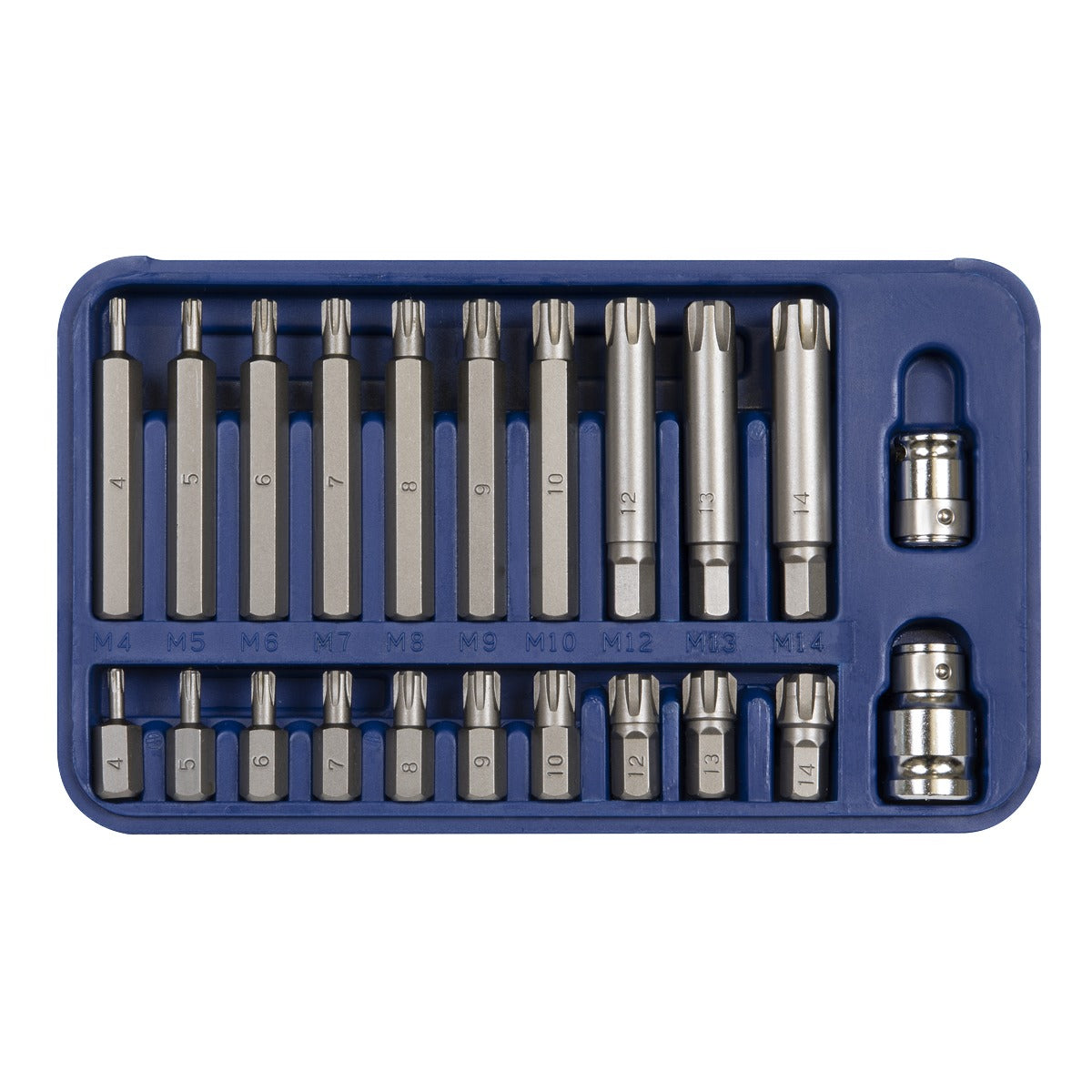 Premier Ribe Bit Set 3/8" & 1/2"Sq Drive 22pc SX105