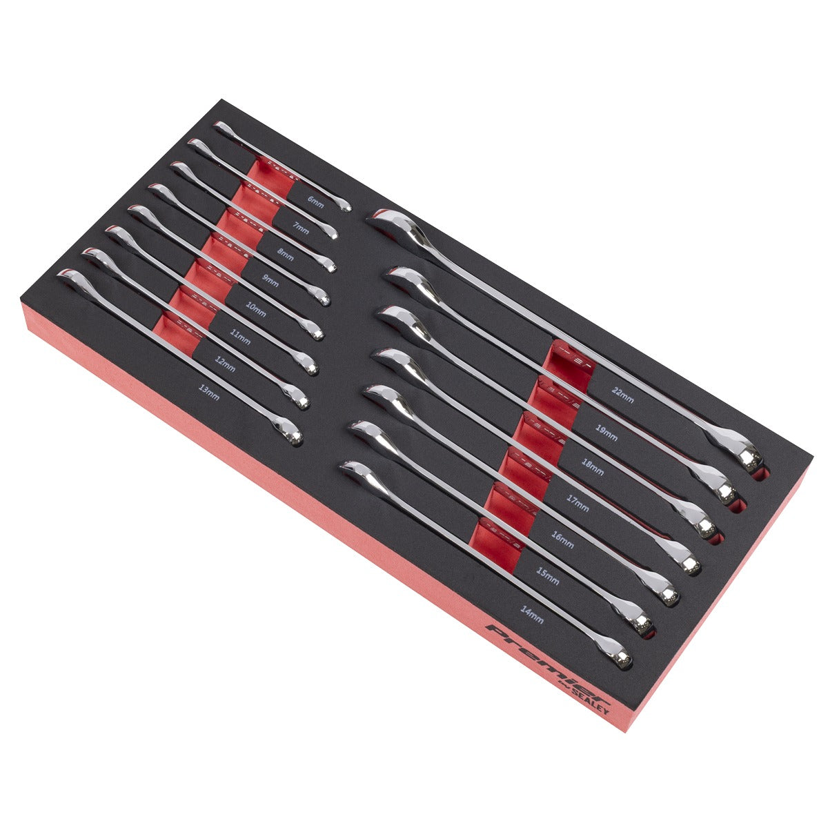 Premier Combination Spanner Set with Tool Tray 15pc TBT48