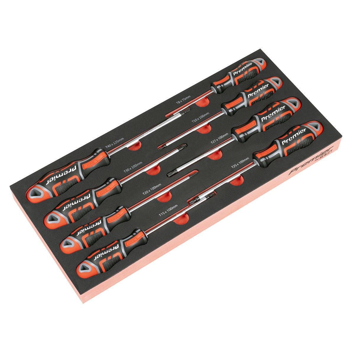 Premier TRX-Star Screwdriver Set with Tool Tray 8pc TBT55
