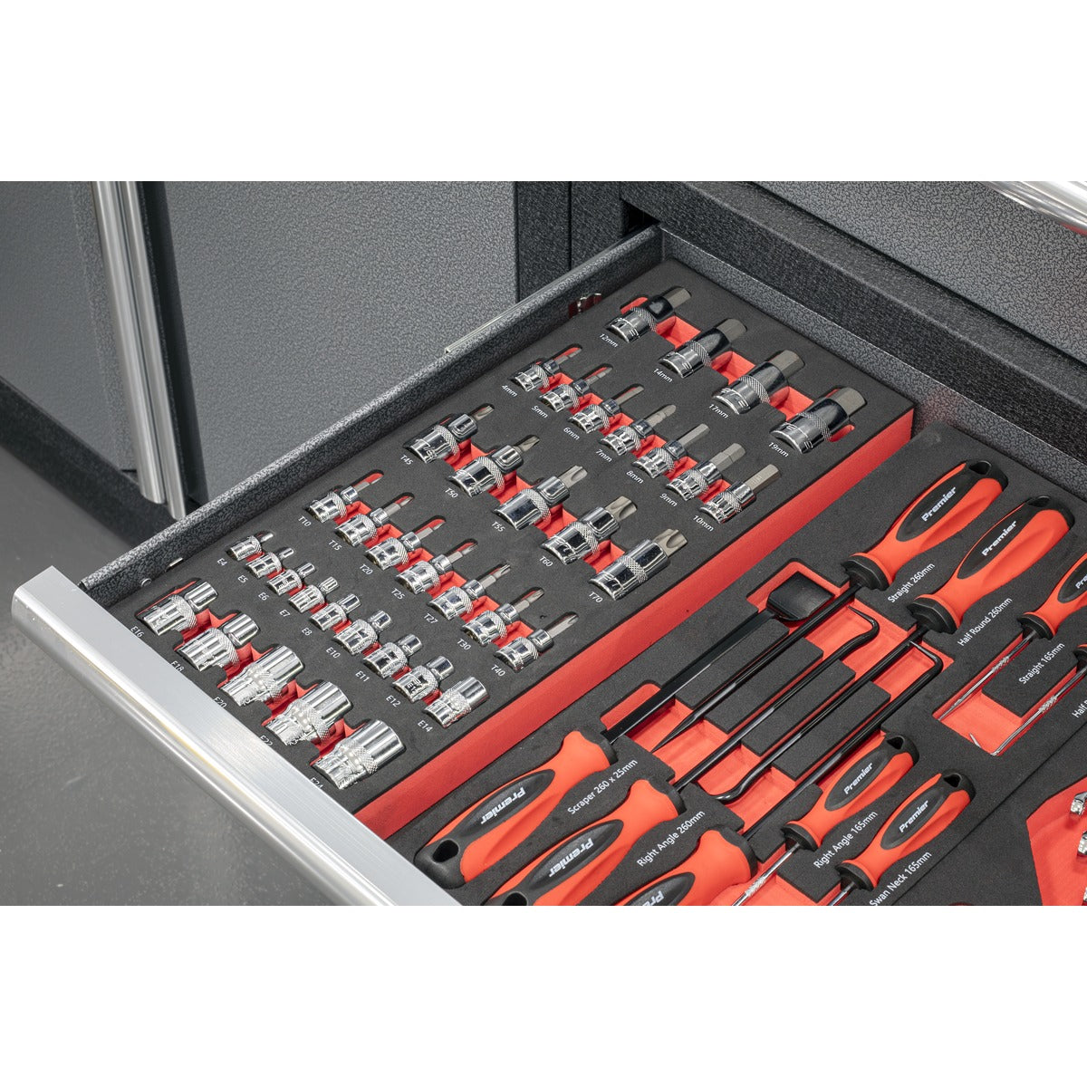 Premier Socket Bit Set with Tool Tray 37pc TBT61