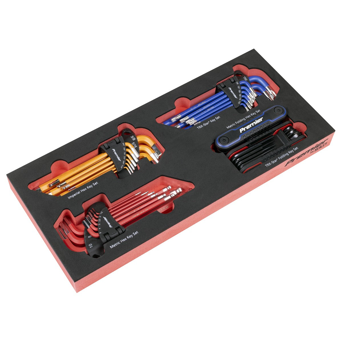 Premier Master Key Set with Tool Tray 43pc TBT62