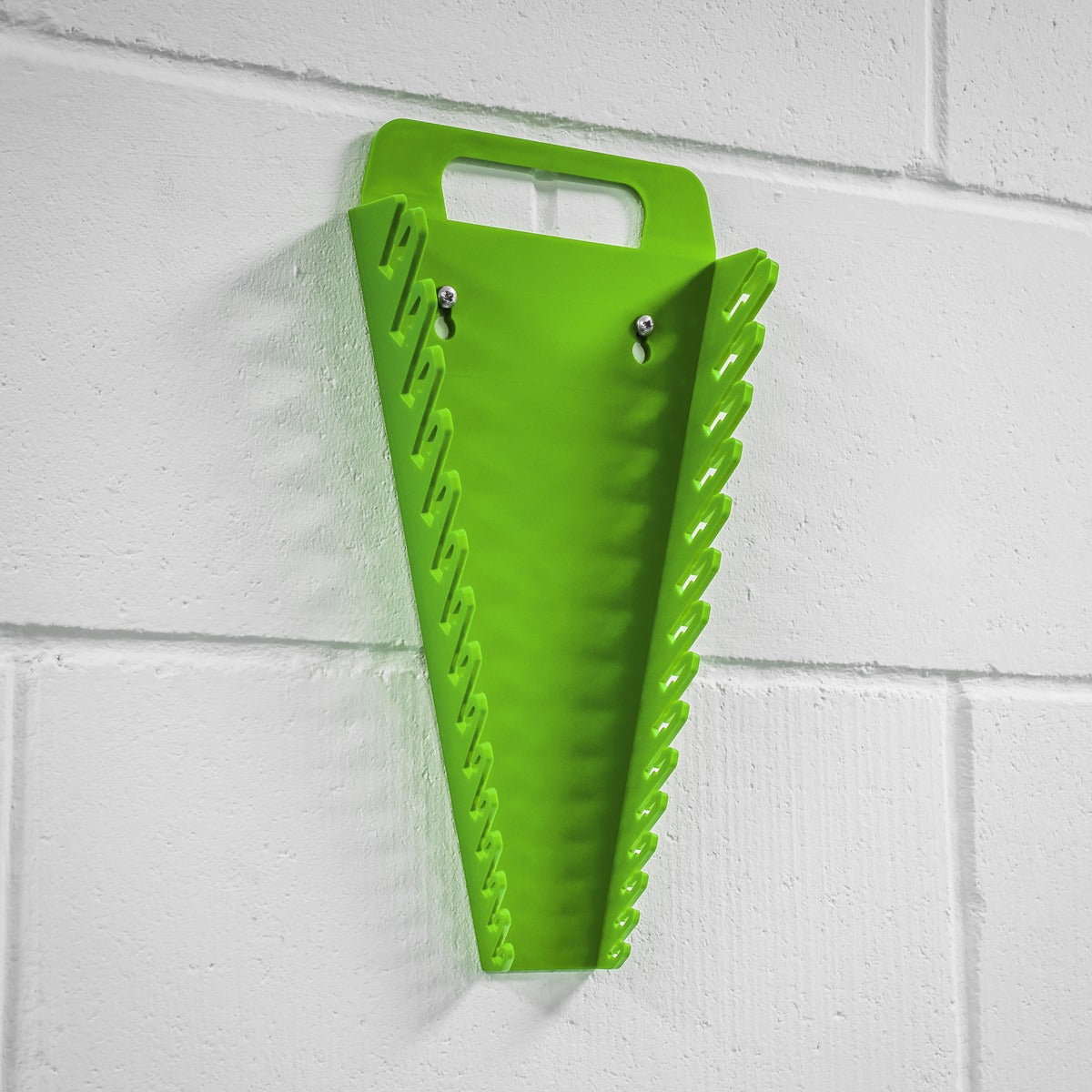 Premier Spanner Rack Capacity 15 Spanners - Hi-Vis Green WR08HV