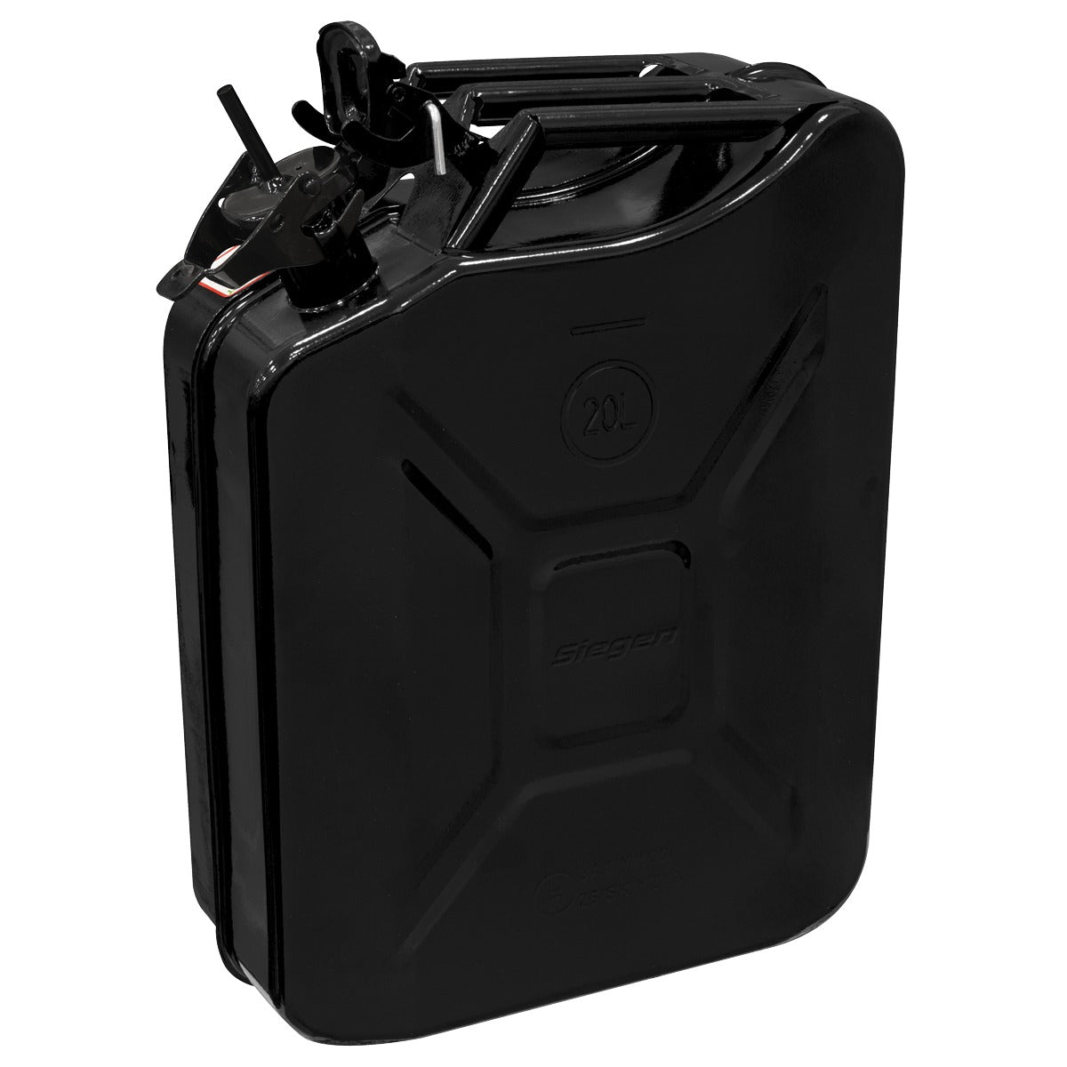 Siegen Jerry Can 20L - Black JCY20B